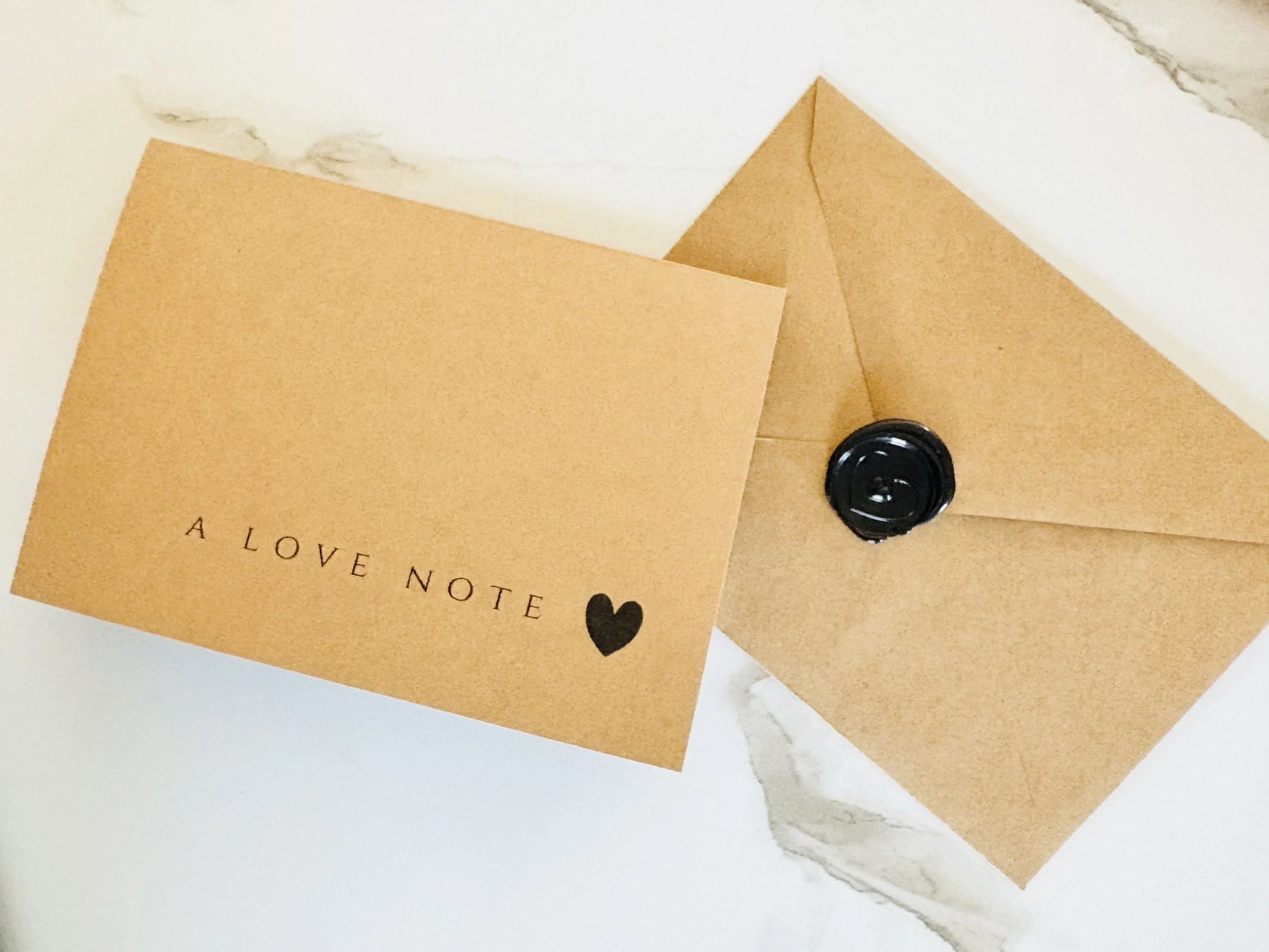 Minimalist Greeting Card: A love note