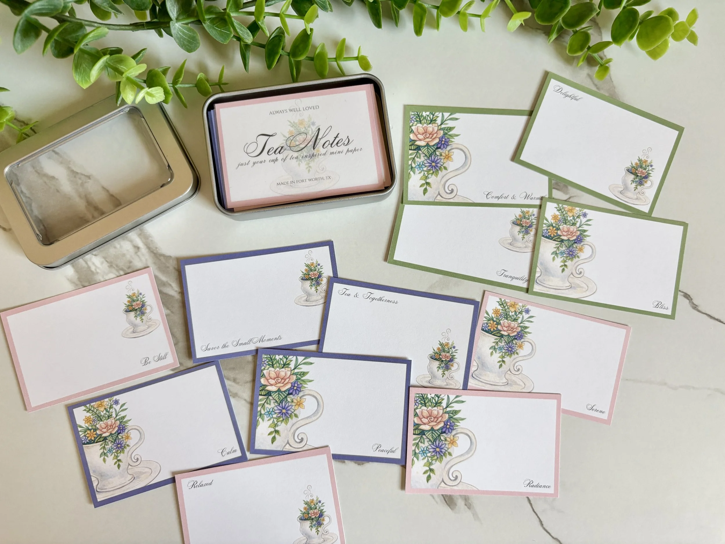Tea Notes: Mini Stationery Set