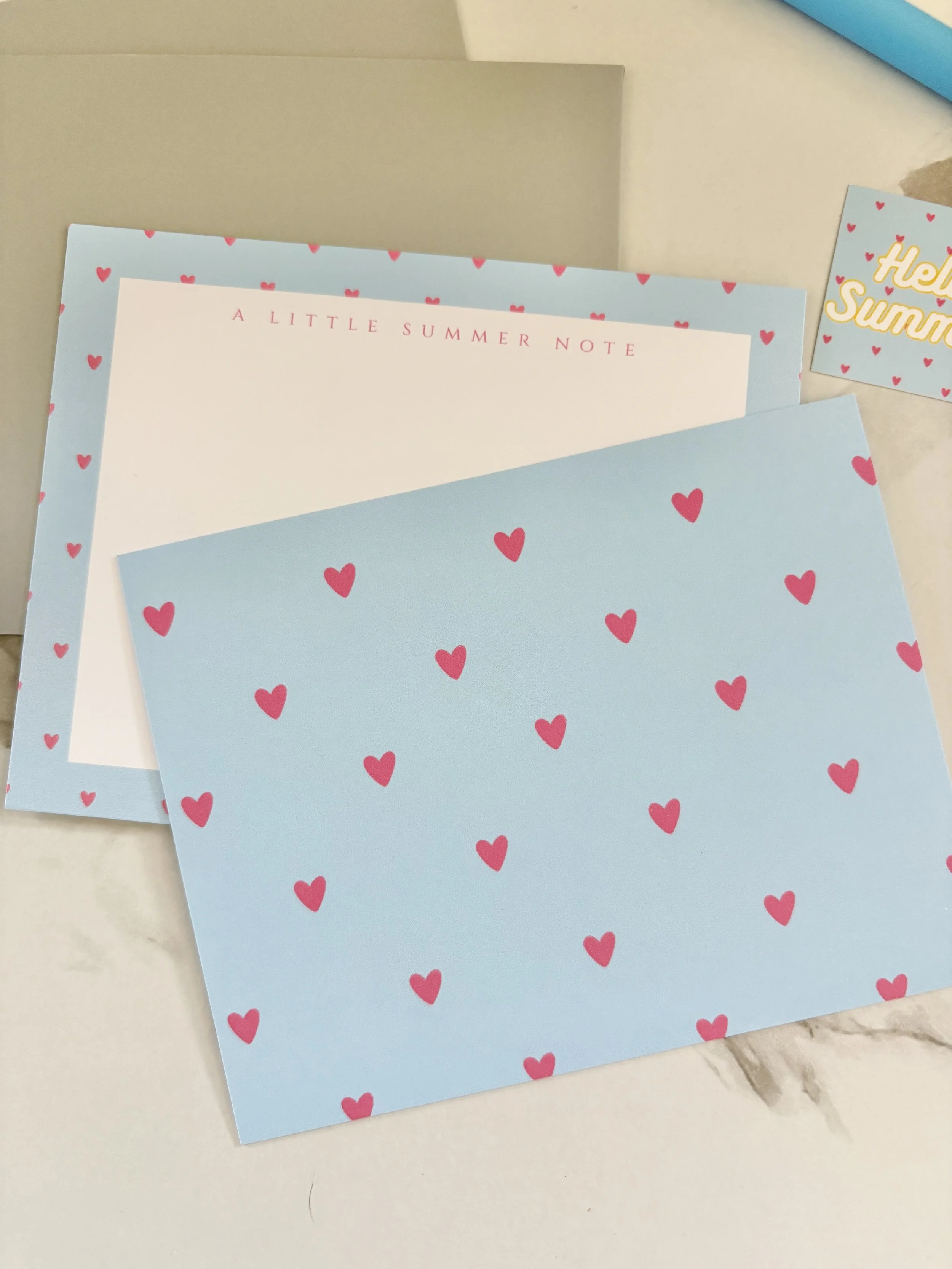 Malibu Heart: Summer Note Cards