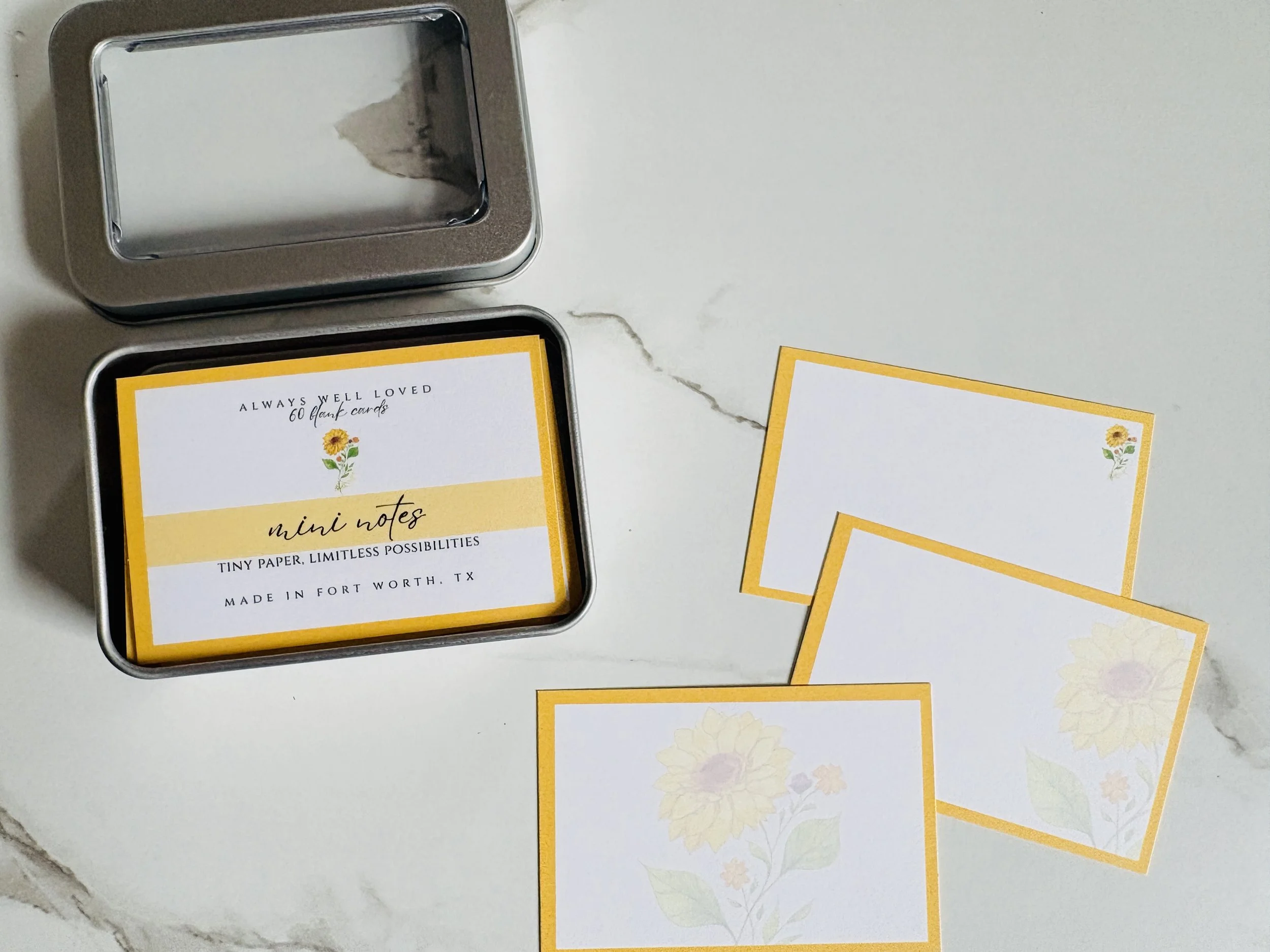 Mini Collection: Mini Notes. Sunny Petals.