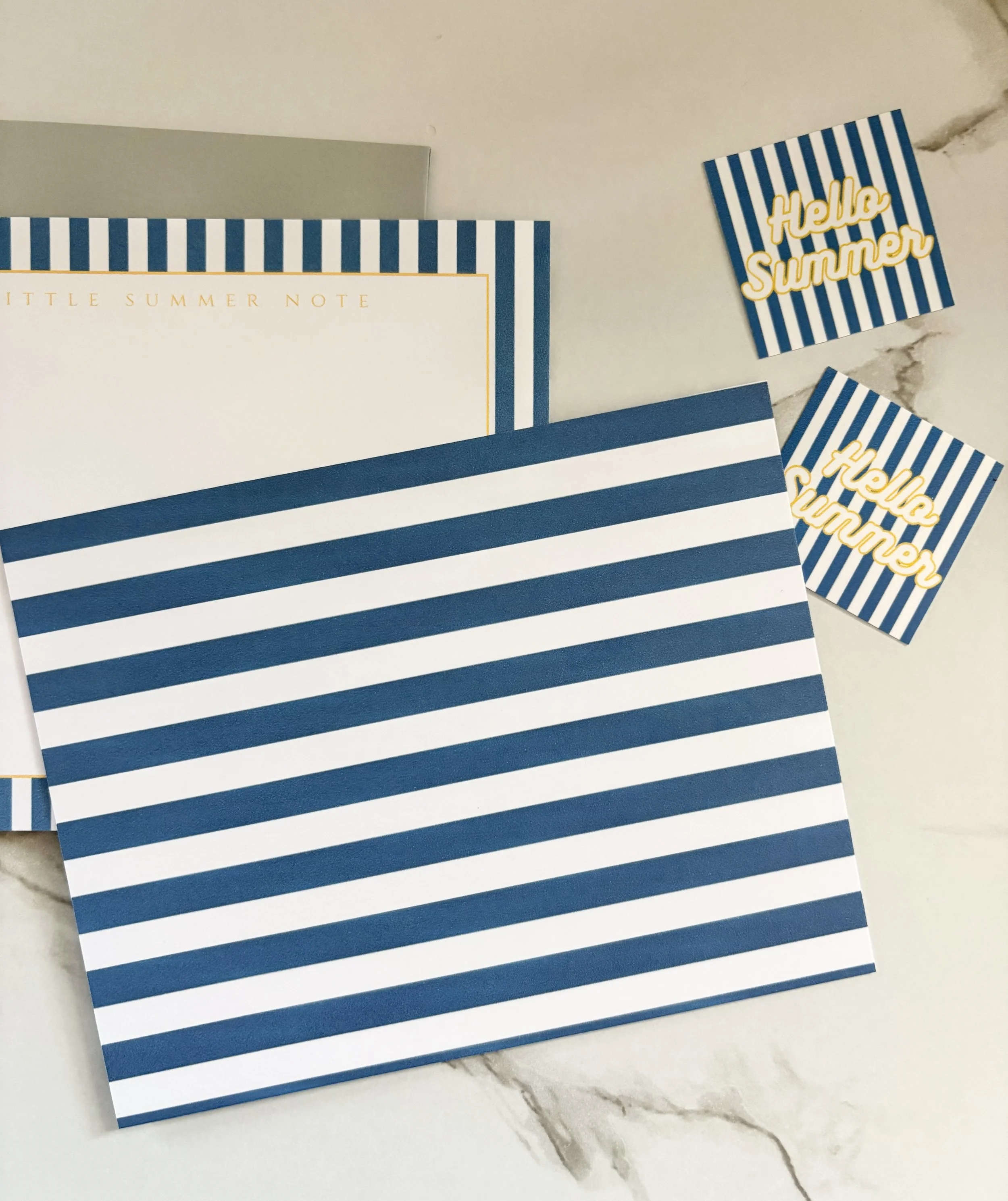 Nautical Sunshine: Summer Note Cards