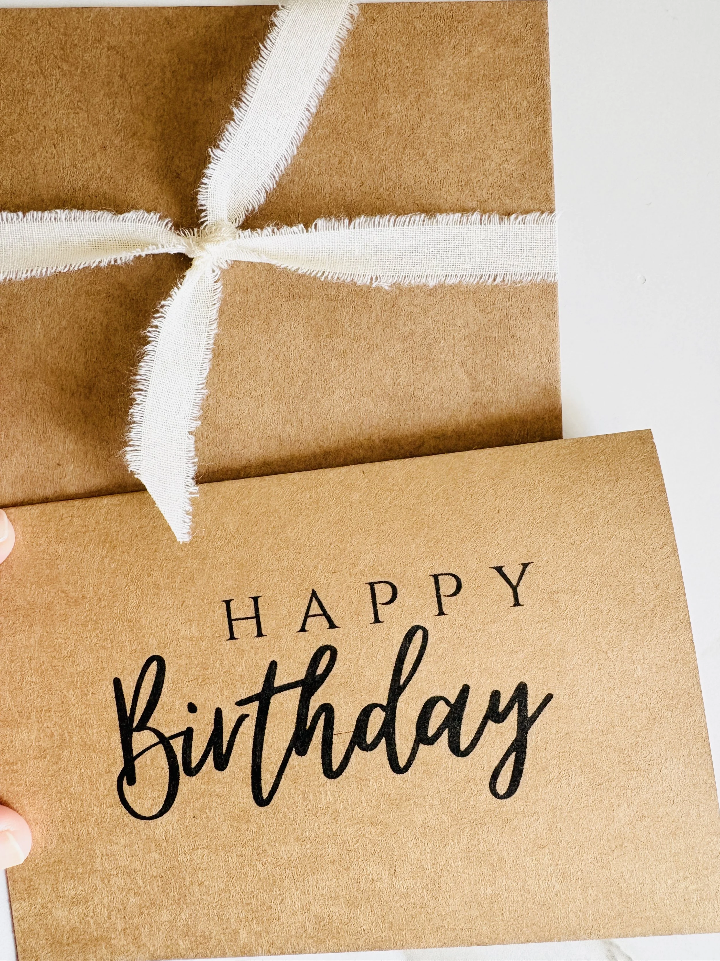 Minimalist Greeting Cards: Happy Birthday
