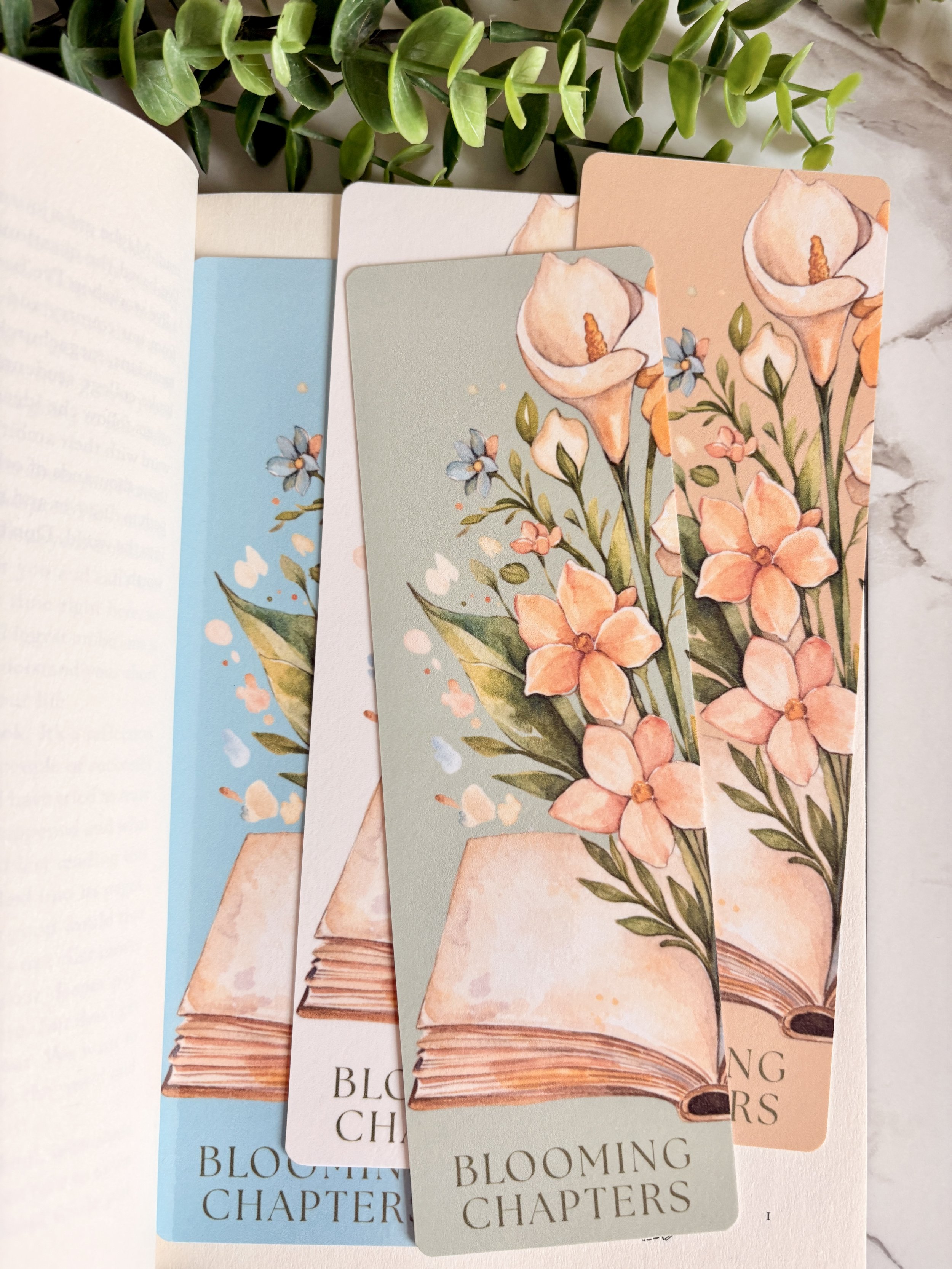 Blooming Chapters Bookmark