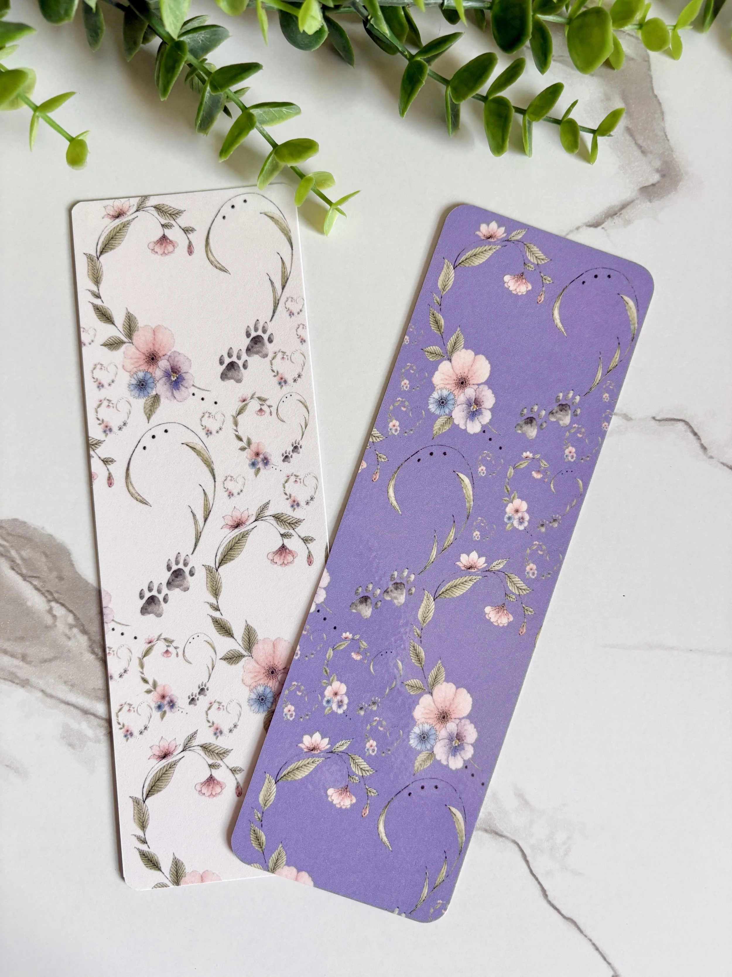 Pawsitive Vibes Bookmark: Heart