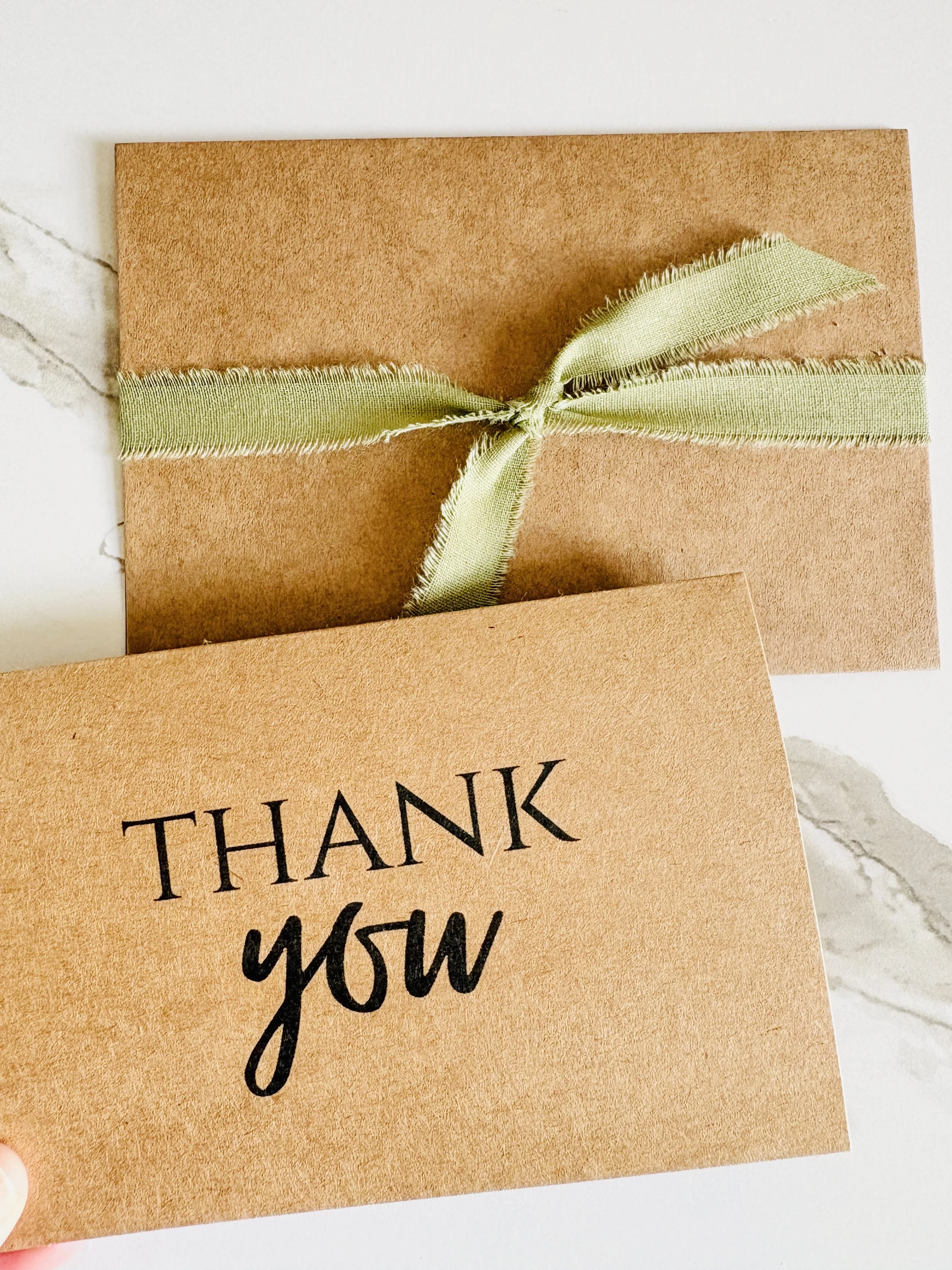 Minimalist Greeting Cards: Thank You