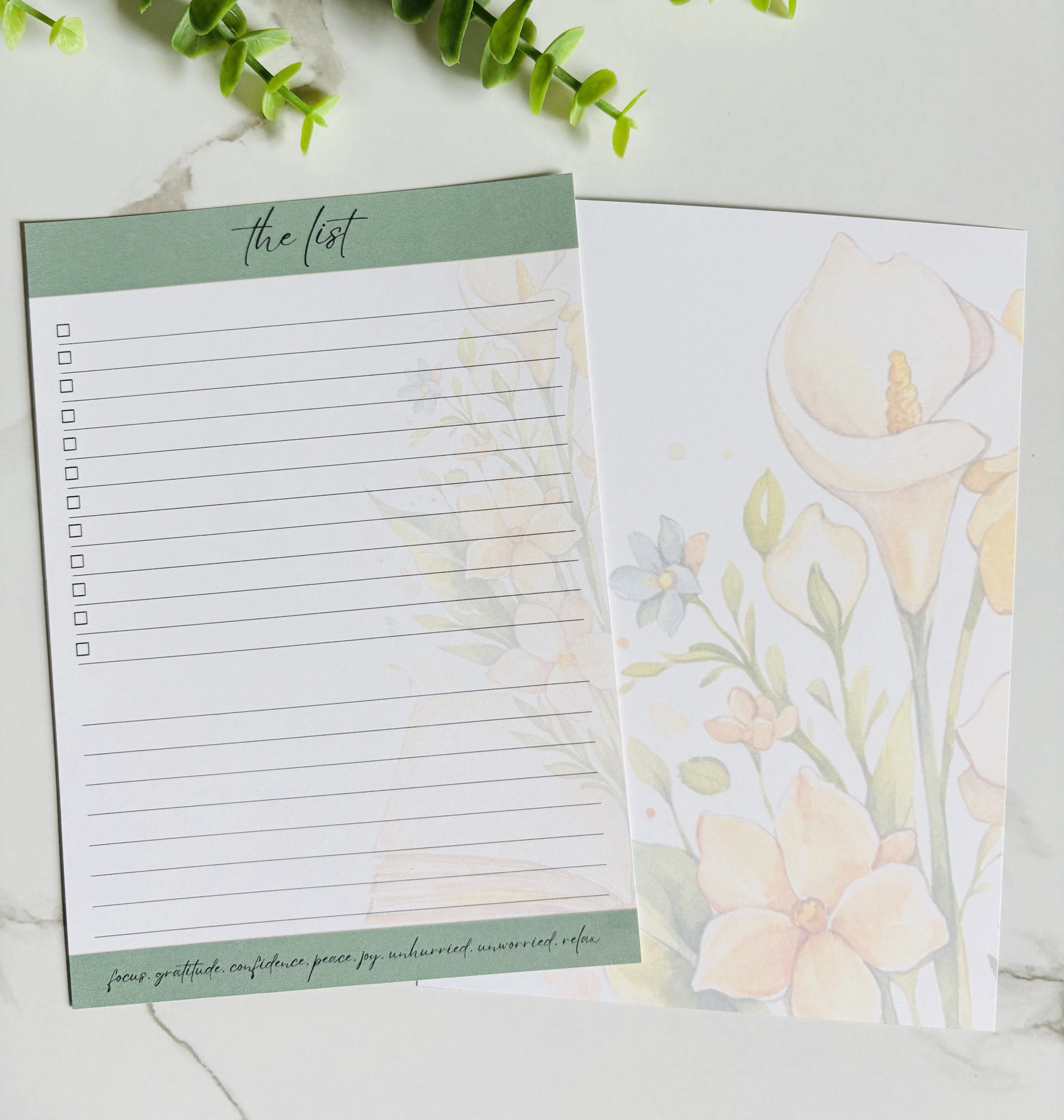 Desktop Focus Tool: The List. Blooms.