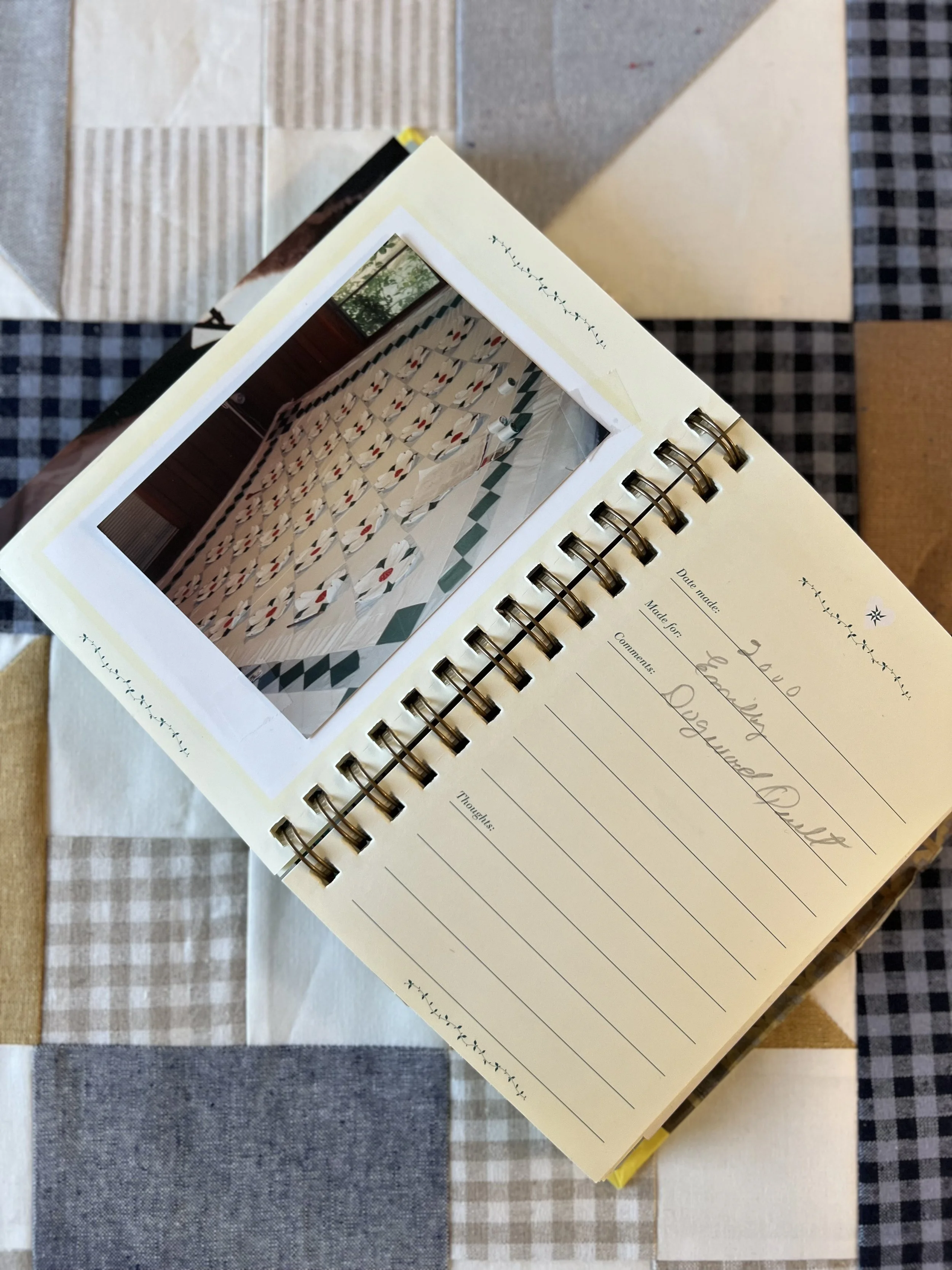 Mama's quilt journal