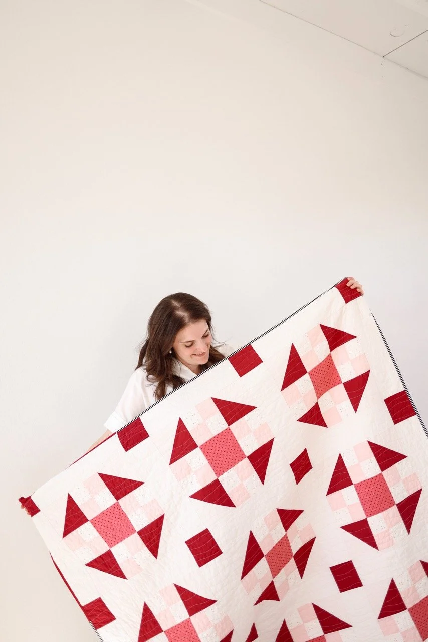 Me with my Prairie Queen Remix quilt