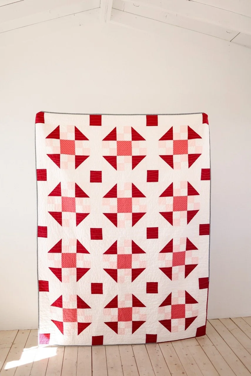 Full photo of my Prairie Queen Remix cover quilt