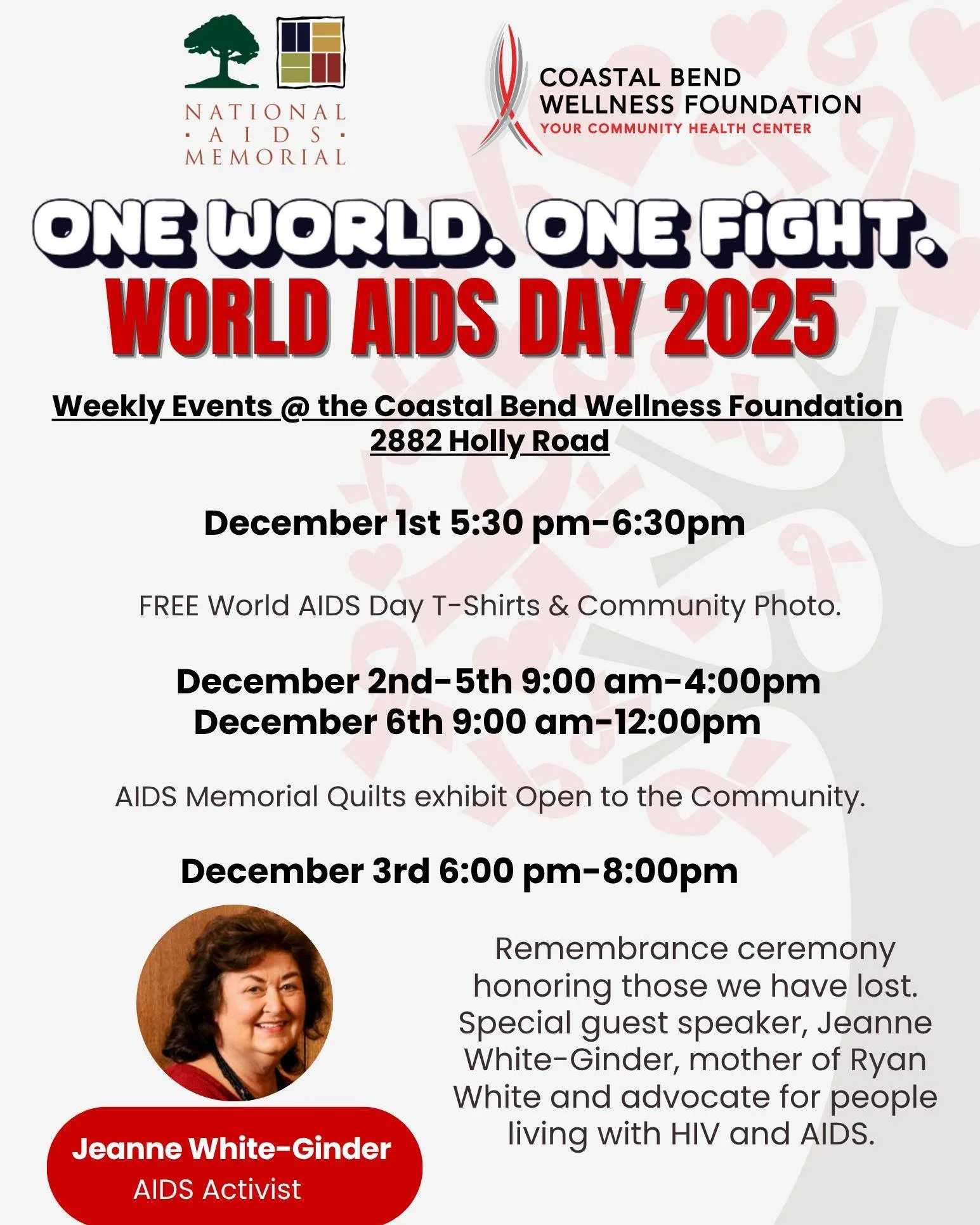 From our origin as the Coastal Bend AIDS Foundation to present day, Coastal Bend Wellness Foundation has stood at the forefront of the fight against HIV for over 39 years &mdash;caring for our community, challenging stigma, expanding access to treatm