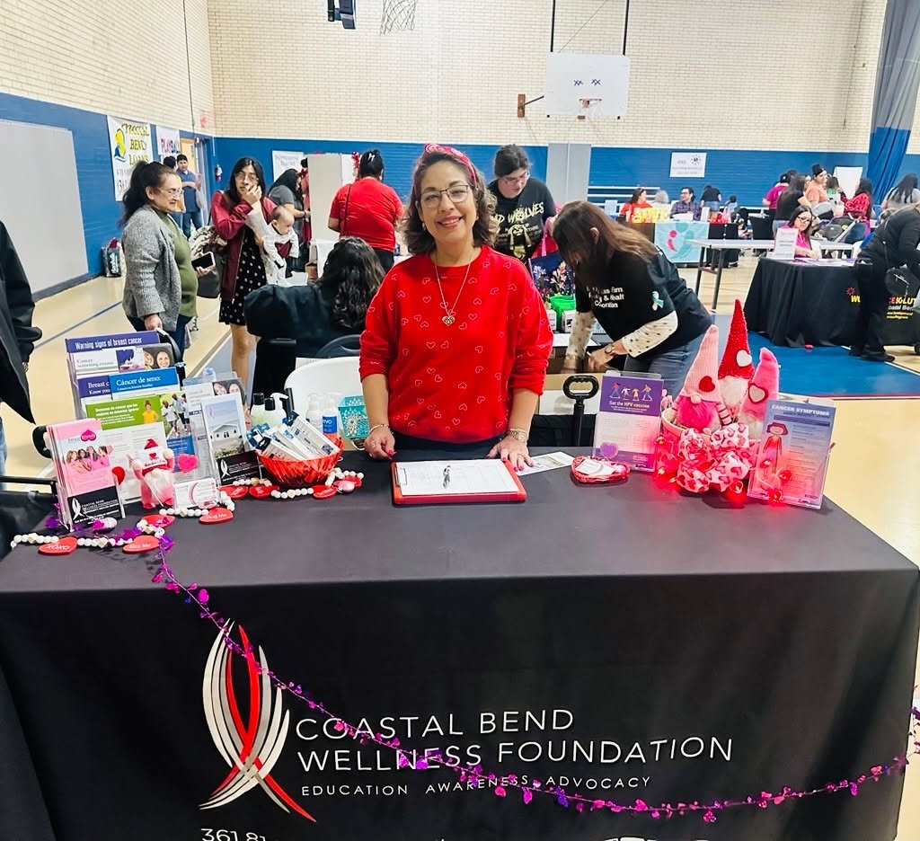 Our patient navigator Jessica had a great set up for the  Healthy Mom, Healthy Baby Community Resource Fair.

The Coastal Bend Wellness Foundation provides women's health education and HPV screening, and HPV vaccines.
We accept ALL forms of insurance