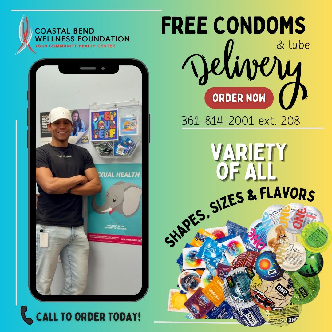Our Community Health Outreach Department offers FREE condom delivery right to you! 📦
Shoutout to our amazing local businesses that are condom distribution sites! 

Check them out here:
🔗Link in our bio!

📞 Need more info? 
Call us! (361) 814-2001 