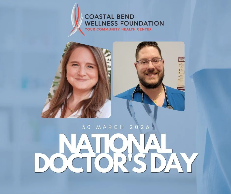 Happy National Doctors&rsquo; Day! 🩺❤️
Today we&rsquo;re celebrating the amazing doctors who serve our community with compassion and care every day.

For 40 years, Coastal Bend Wellness Foundation has remained dedicated to providing accessible care 