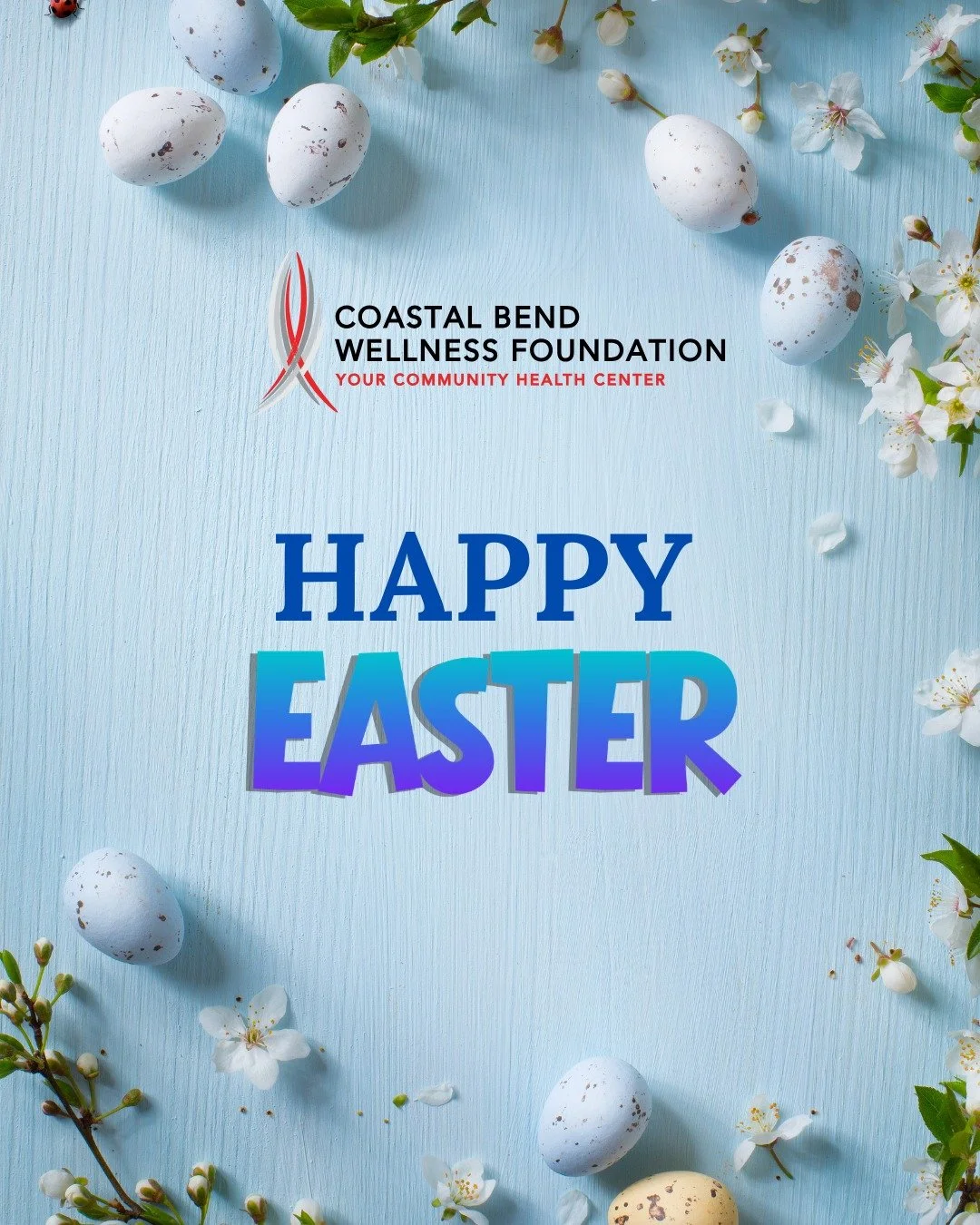 Happy Easter! 🌼
Today is a reminder of renewal, hope, and new beginnings.
We&rsquo;re grateful to serve such a strong and resilient community. 💛

#CoastalBendWellnessFoundation #YourCommunityHealthCenter #Health #Wellness #HealthCare #CommunityHeal