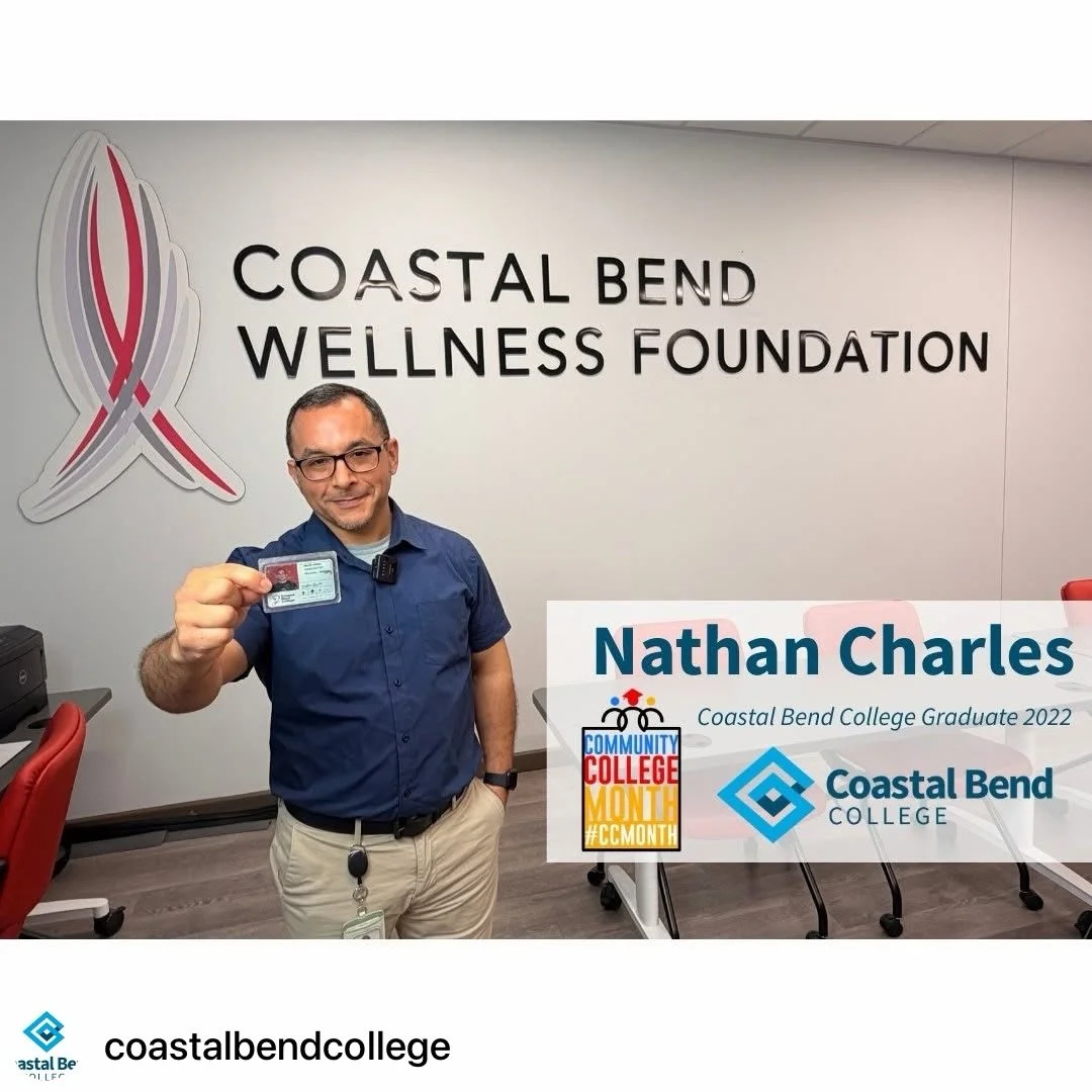 Our Project HIP Coordinator, Nathan, sits down with Coastal Bend College to share his inspiring journey of perseverance and purpose. From carrying his student ID for years as a reminder to finish what he started, to now making a difference in our com