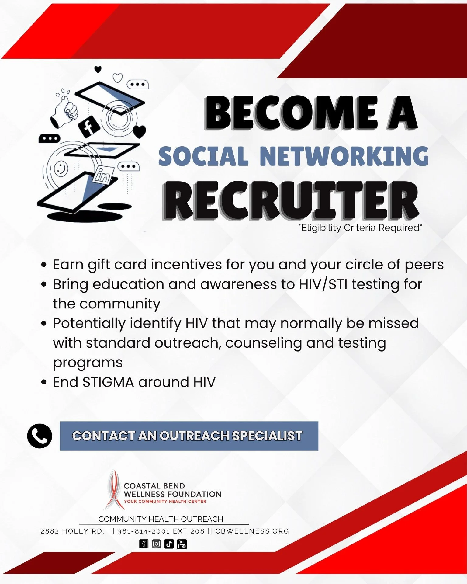 Let&rsquo;s talk about it. Let&rsquo;s test. Let&rsquo;s protect each other. ❤️

Through our Social Networking Strategies initiative, we&rsquo;re helping people connect their circles to HIV testing, prevention, and care.

✔ End the stigma
✔ Check you