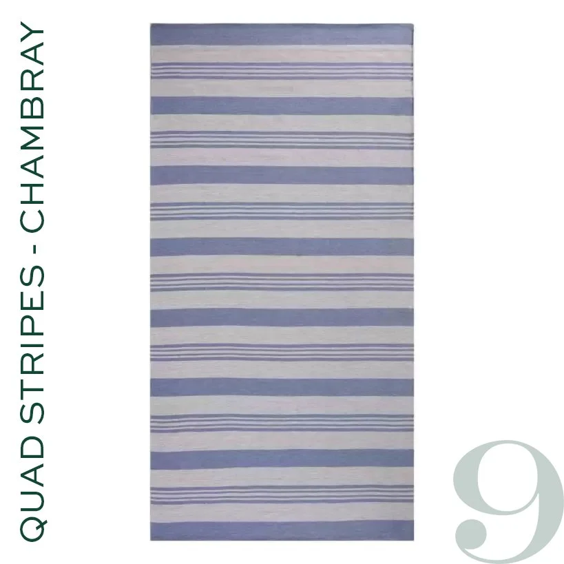 🏡 Style meets substance.

Wendy Jane performance rugs are crafted from 100% polypropylene, polyester, or eco-friendly PET yarns. They are built to handle heavy foot traffic, sunshine, and spills with ease. Their weather and fade resistant finish kee