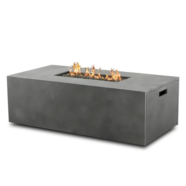 All the warmth and aura &mdash; none of the mess.

The Bellino 60&times;30&Prime; Rectangular Fire Pit from @ebel.inc  brings modern ambiance to any outdoor space. With its rust-proof aluminum frame finished to mimic concrete, this piece delivers bot
