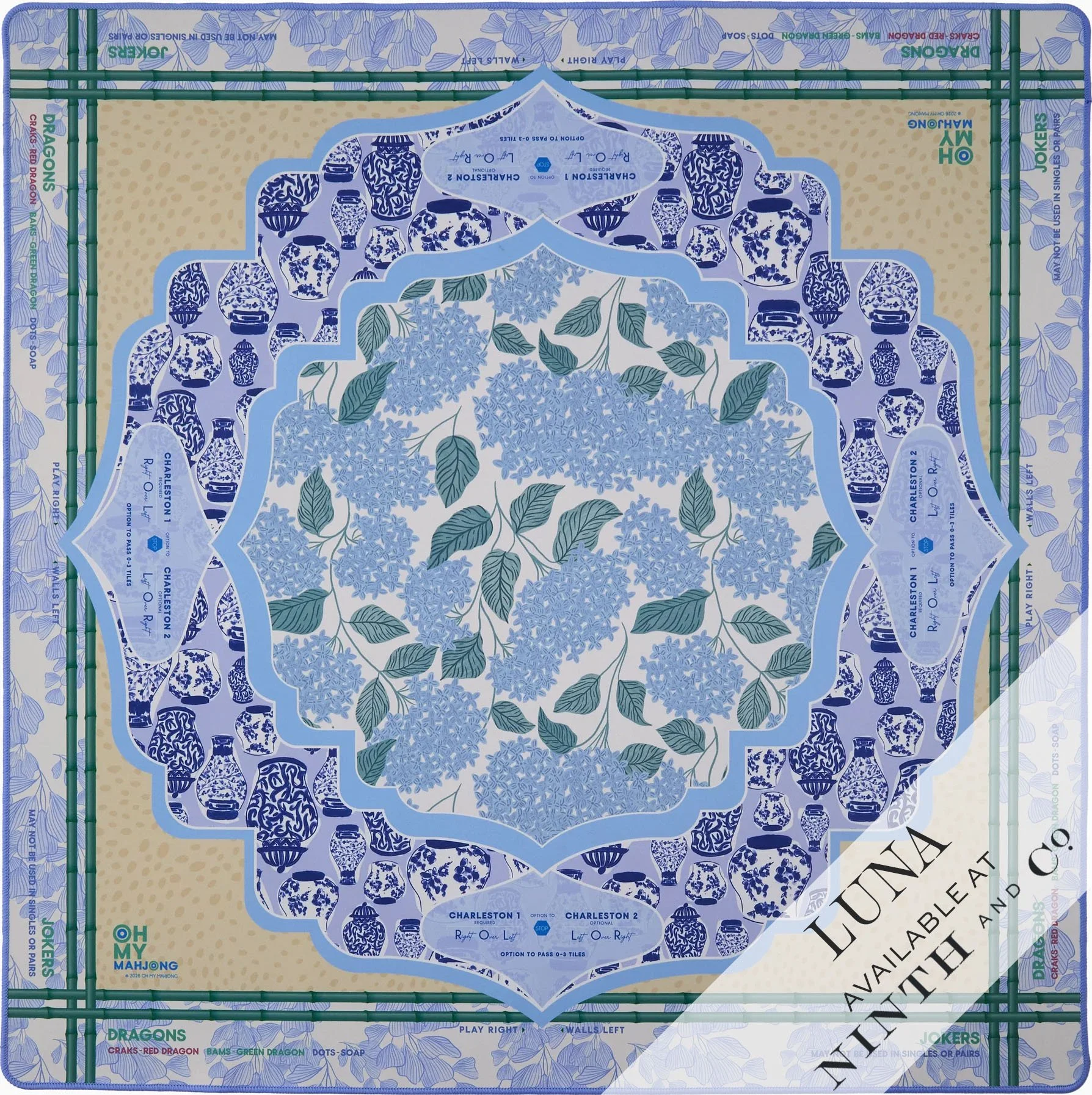 🧧✨ Bring on the Mahjong magic. ✨🧧

These new 33 by 33 mats from @ohmymahjong are in stock now with their own drawstring bag and add instant personality to your table or your gThese new 33 by 33 mats from @ohmymahjong are in stock now with their own