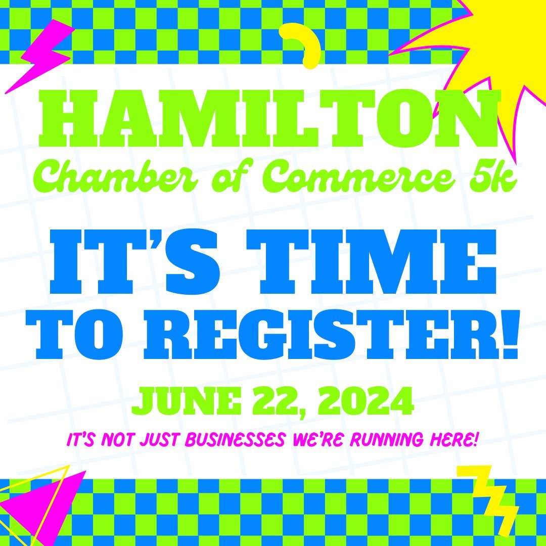On your marks, get set, go 🏃🏽&zwj;➡️ and register for the first-ever Hamilton Chamber of Commerce 5k!

When: June 22nd, 2024

Where: The section of the Hamilton Village Green next to Community Bank at 35 Broad St., Hamilton, NY

🎽 Timed 5K 8:30 am
