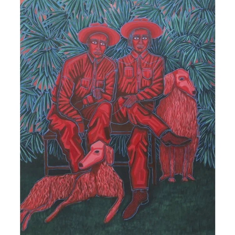 Peacefully We Recline, Eternal Valentines, 60x72, acrylic on canvas - SOLD