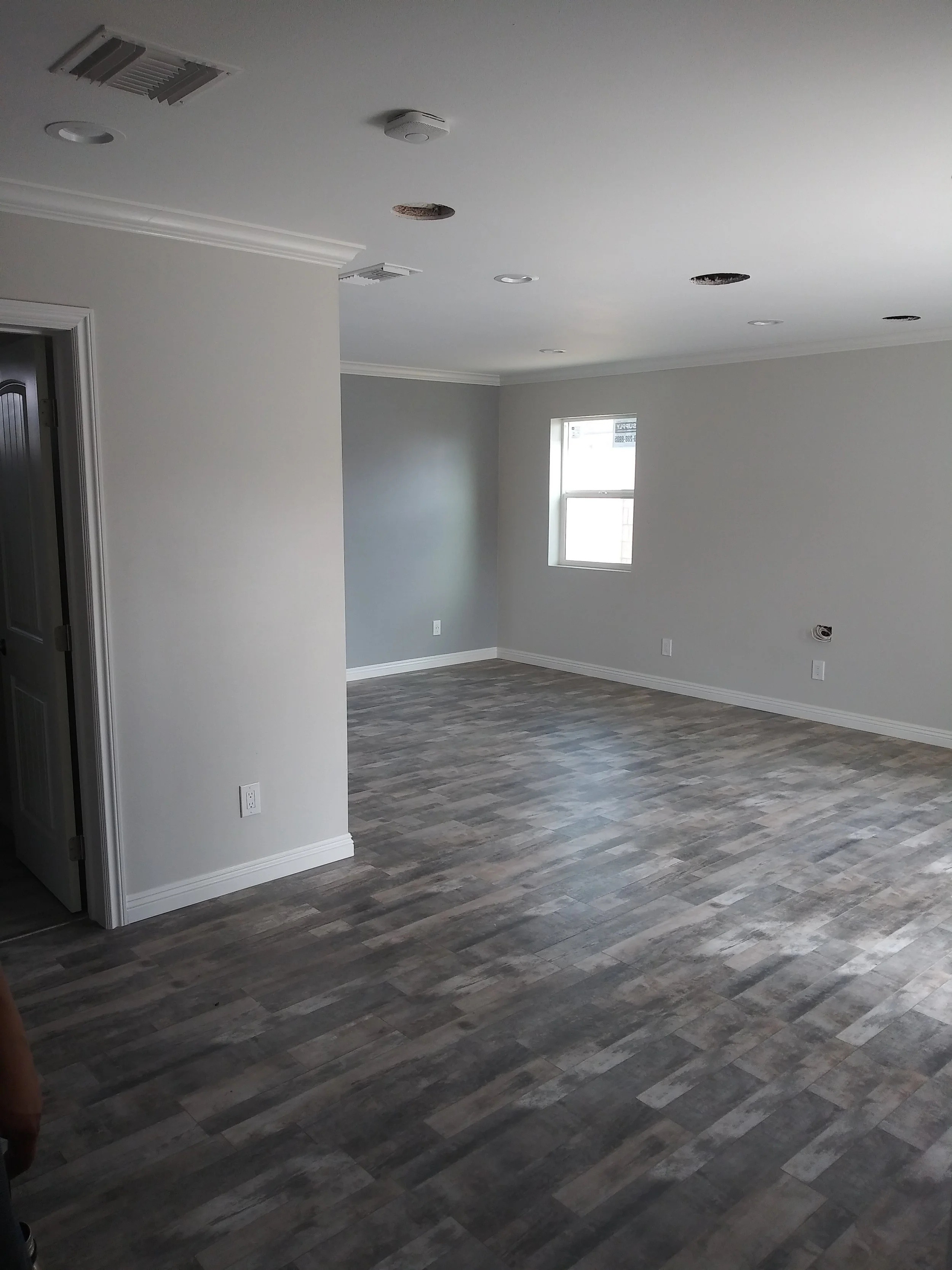 Inside a complete house renovation