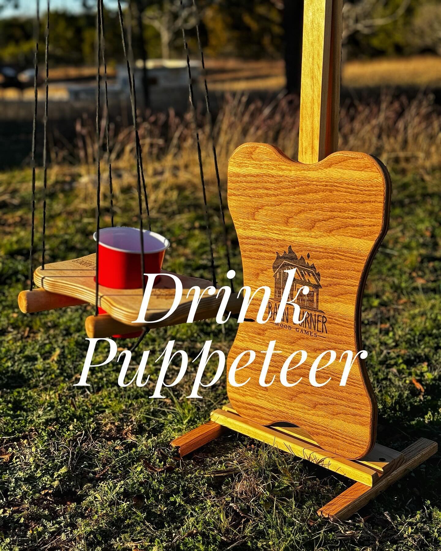 🔥Game Time🔥

Name: Drink Puppeteer

Type: Interactive

Play Style: 1 vs. game

Category: indoor / outdoor
_______________________________________________

Drink Puppeteer! Strings attached, literally! Mastering the art of puppetry while sipping in 