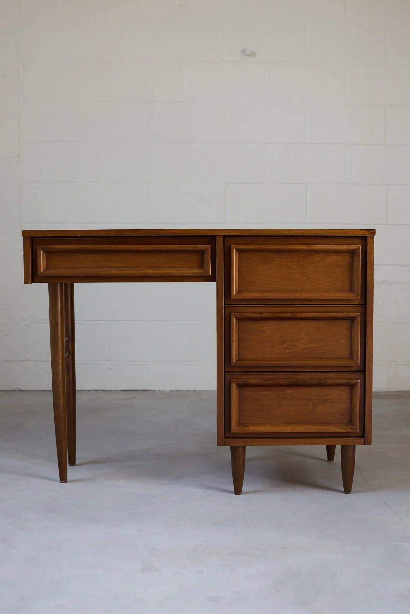 MCM Walnut Writing Desk