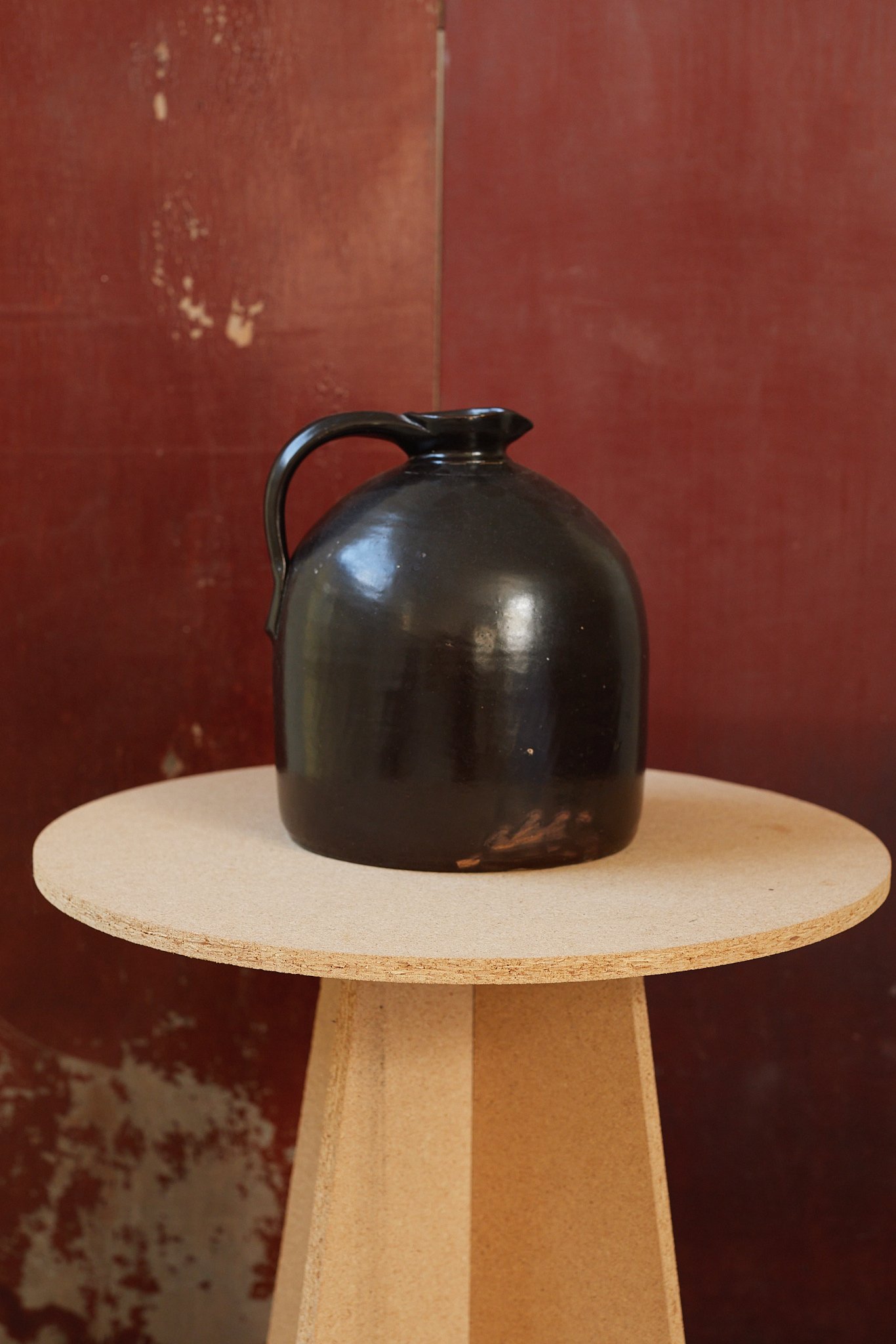 choc brown pottery jug.jpg