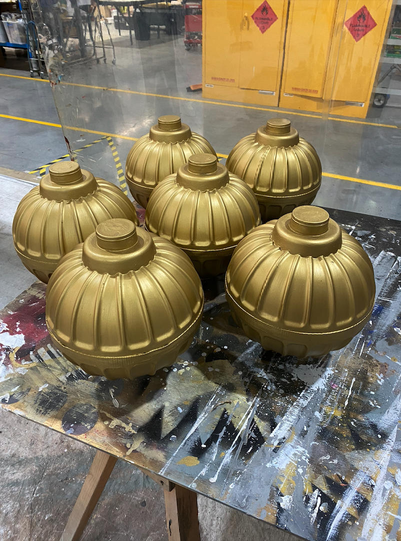 Cinderella Set Gold Paint