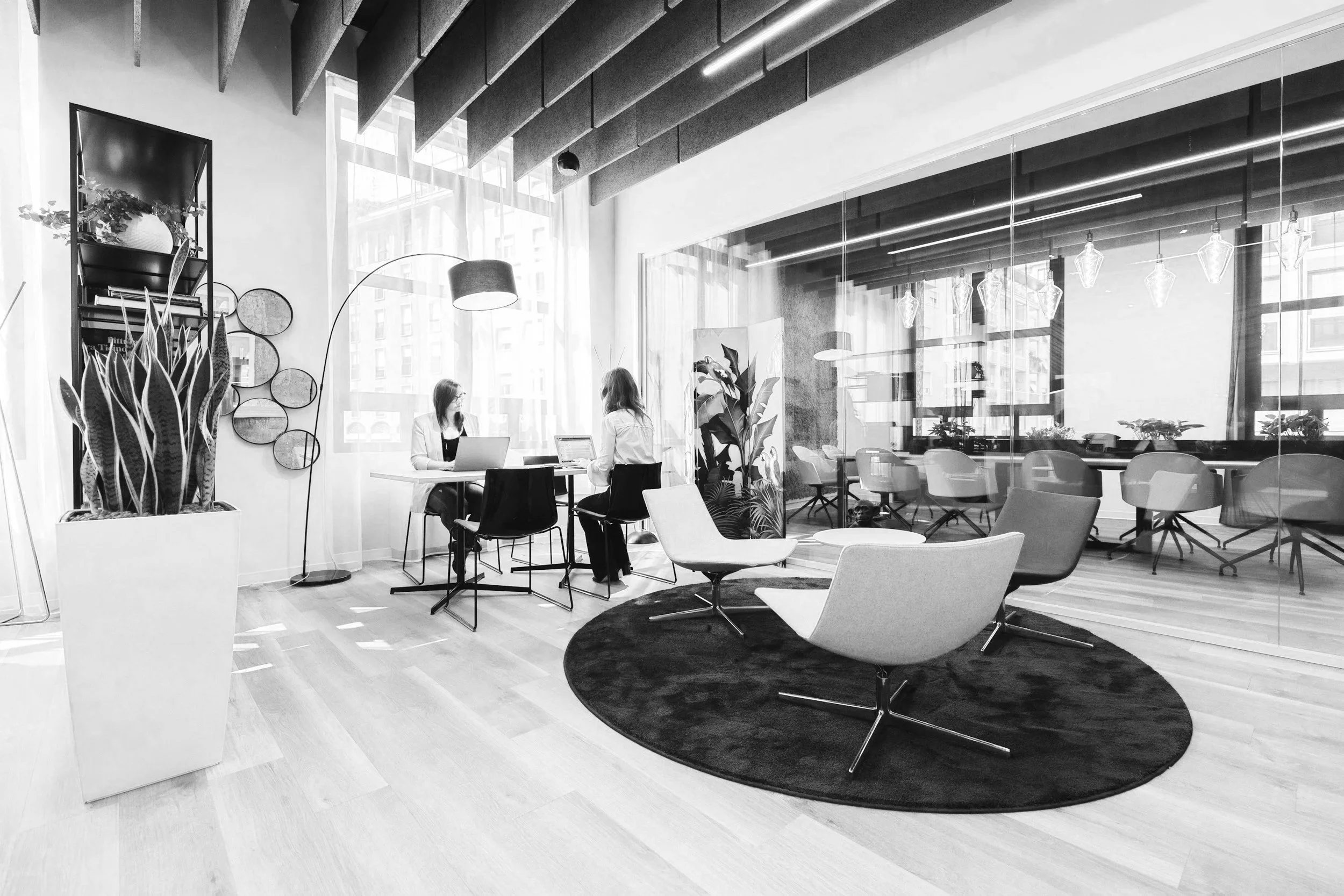 Bright office with intuitive communications strategy