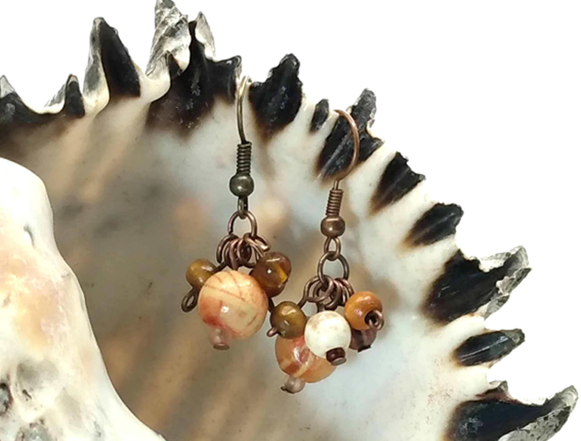 #122 Macrame Bead Clusters