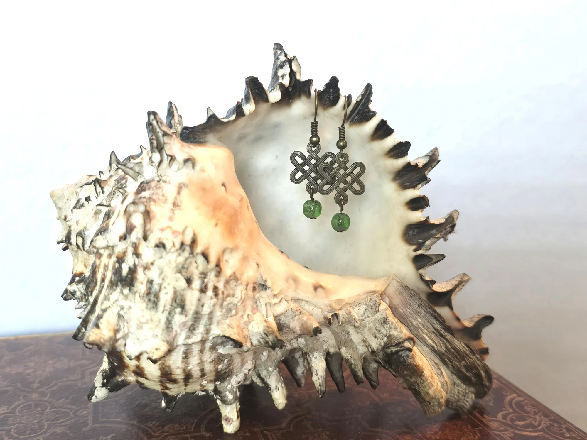 #129 Celtic Bowen Knot Dangles