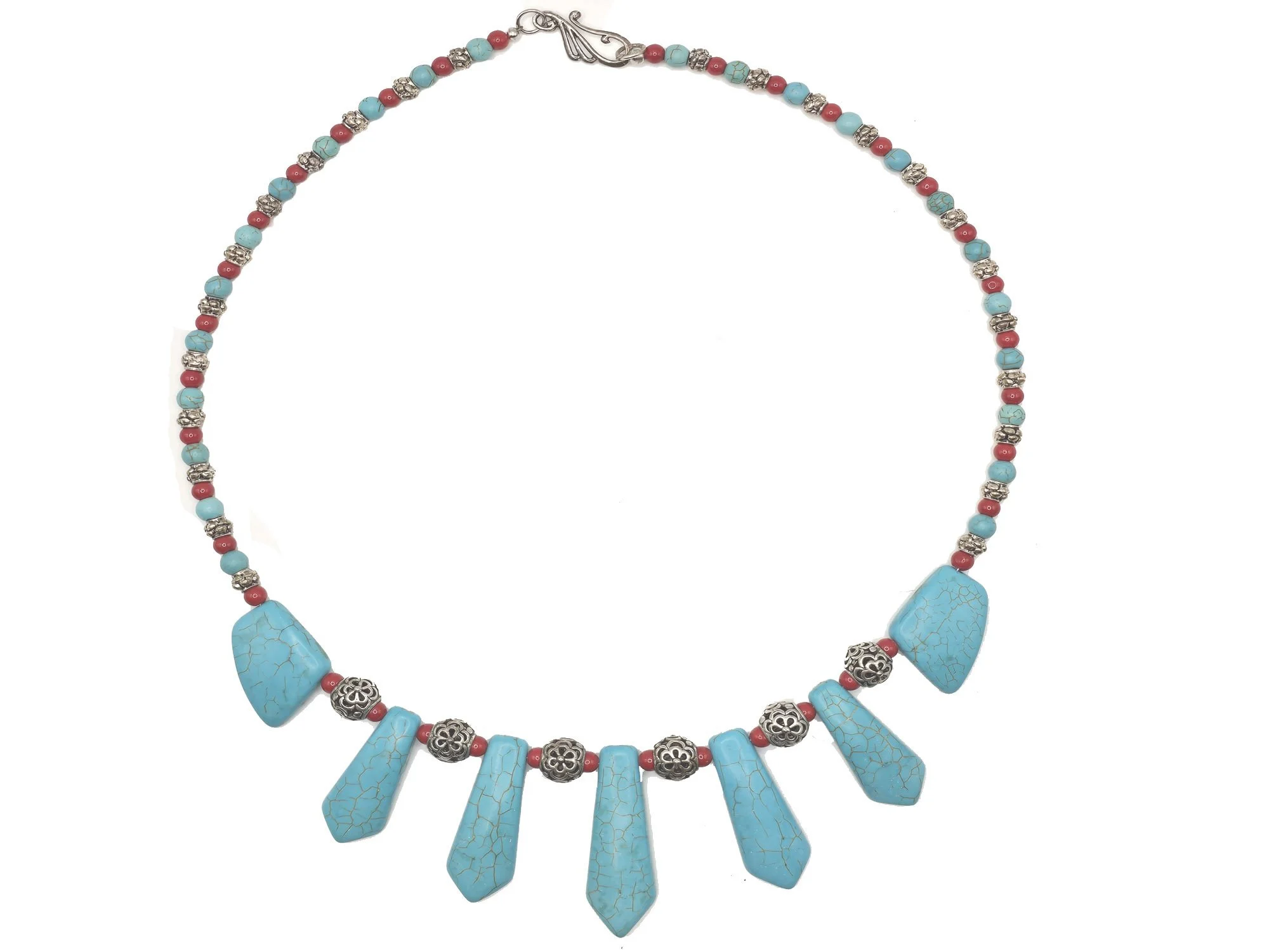 #755  Graduated Turquoise Blades
