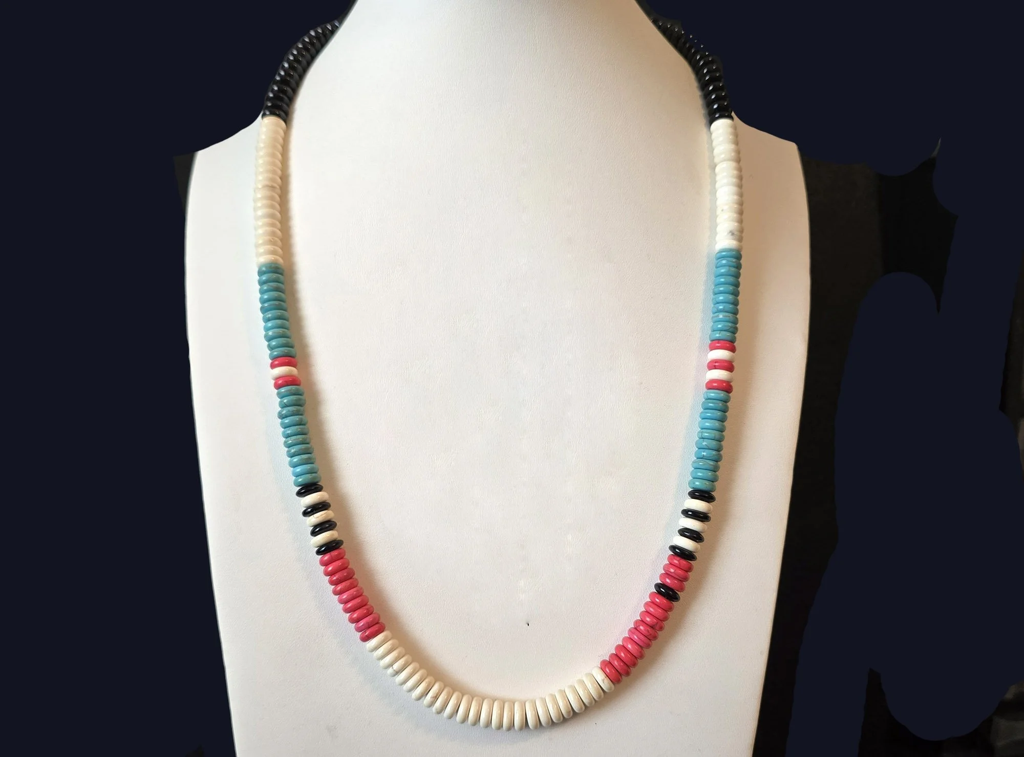 Magnesite Heishi Necklace