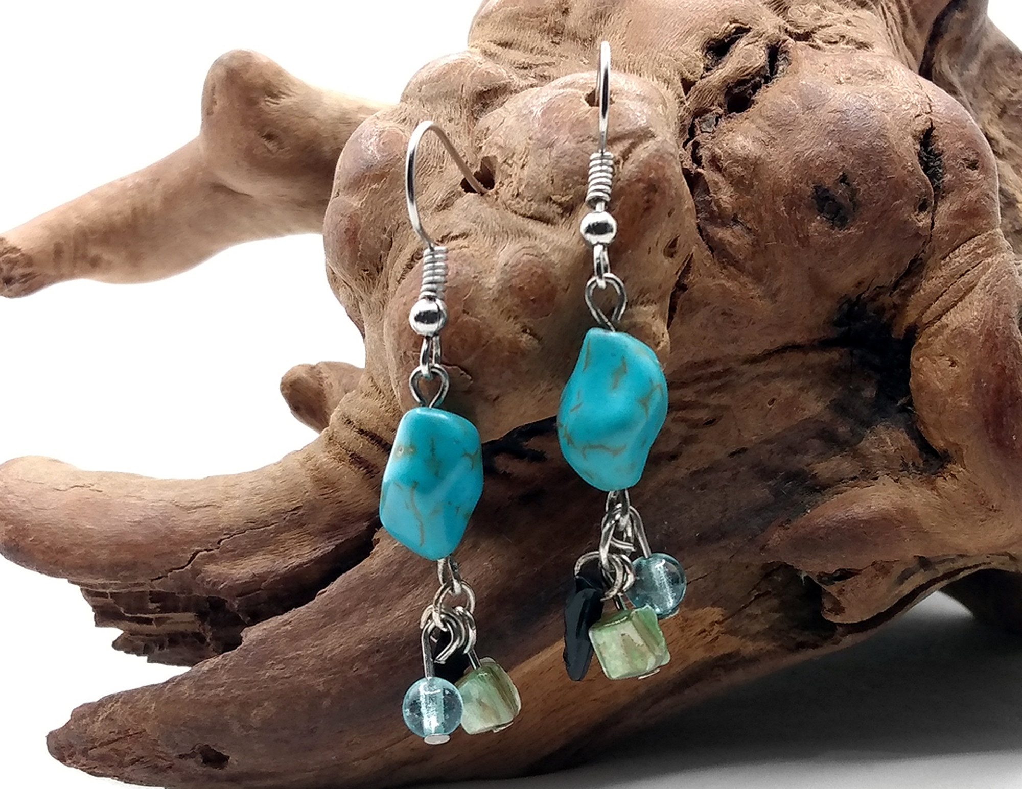#106 Turquoise Dangles