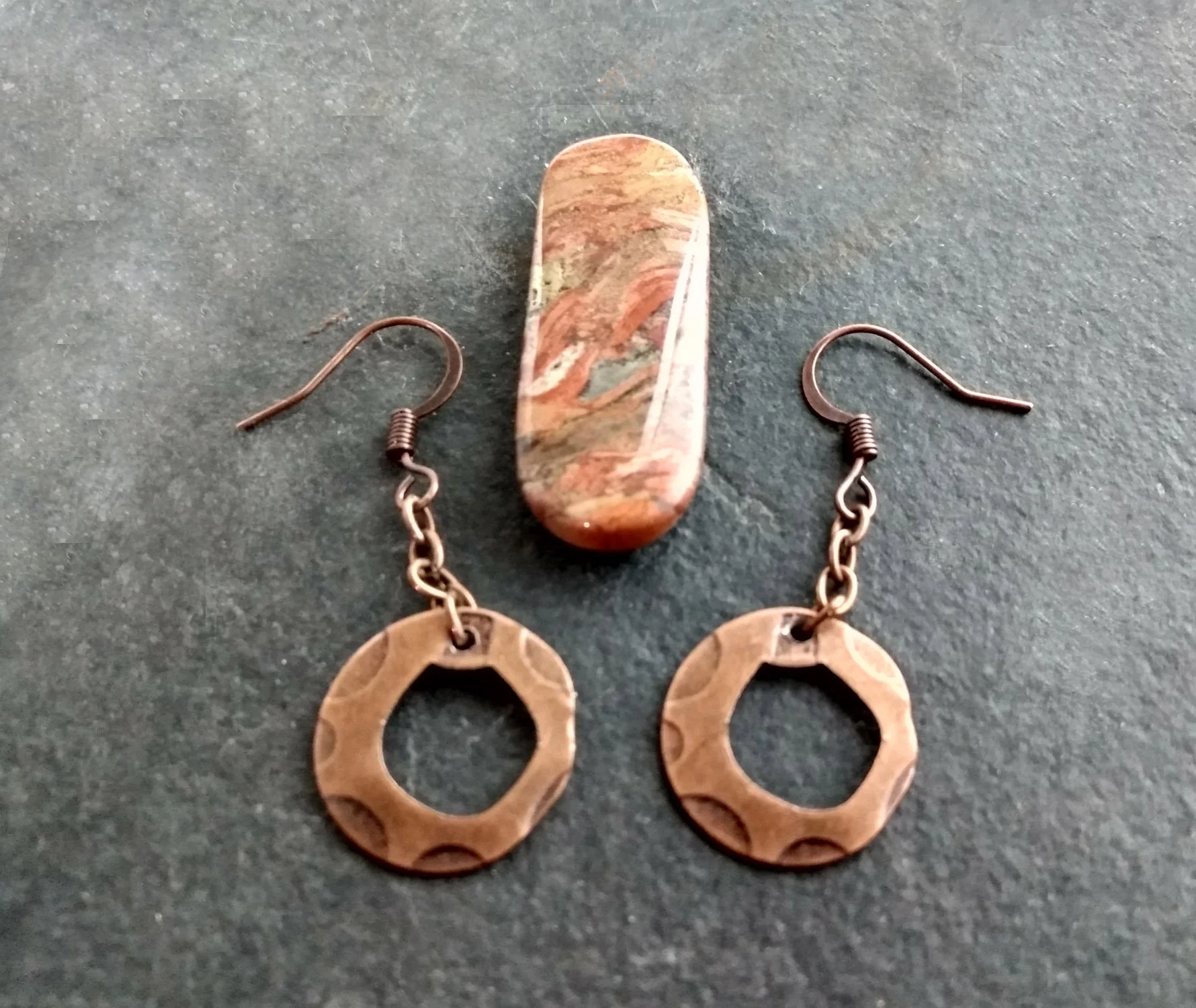 #721 Copper Dangles