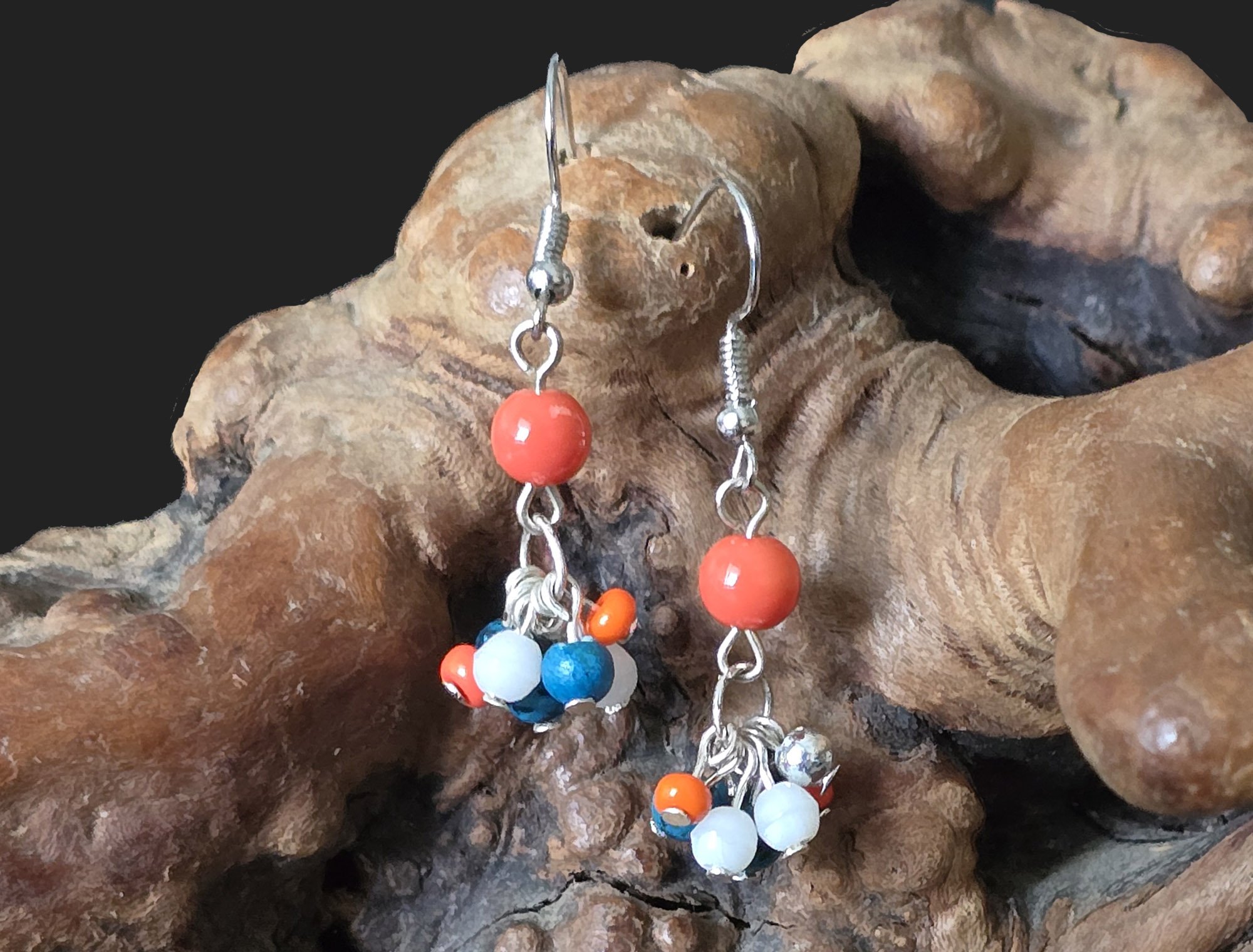#586 Rainflowers and Druk Beads