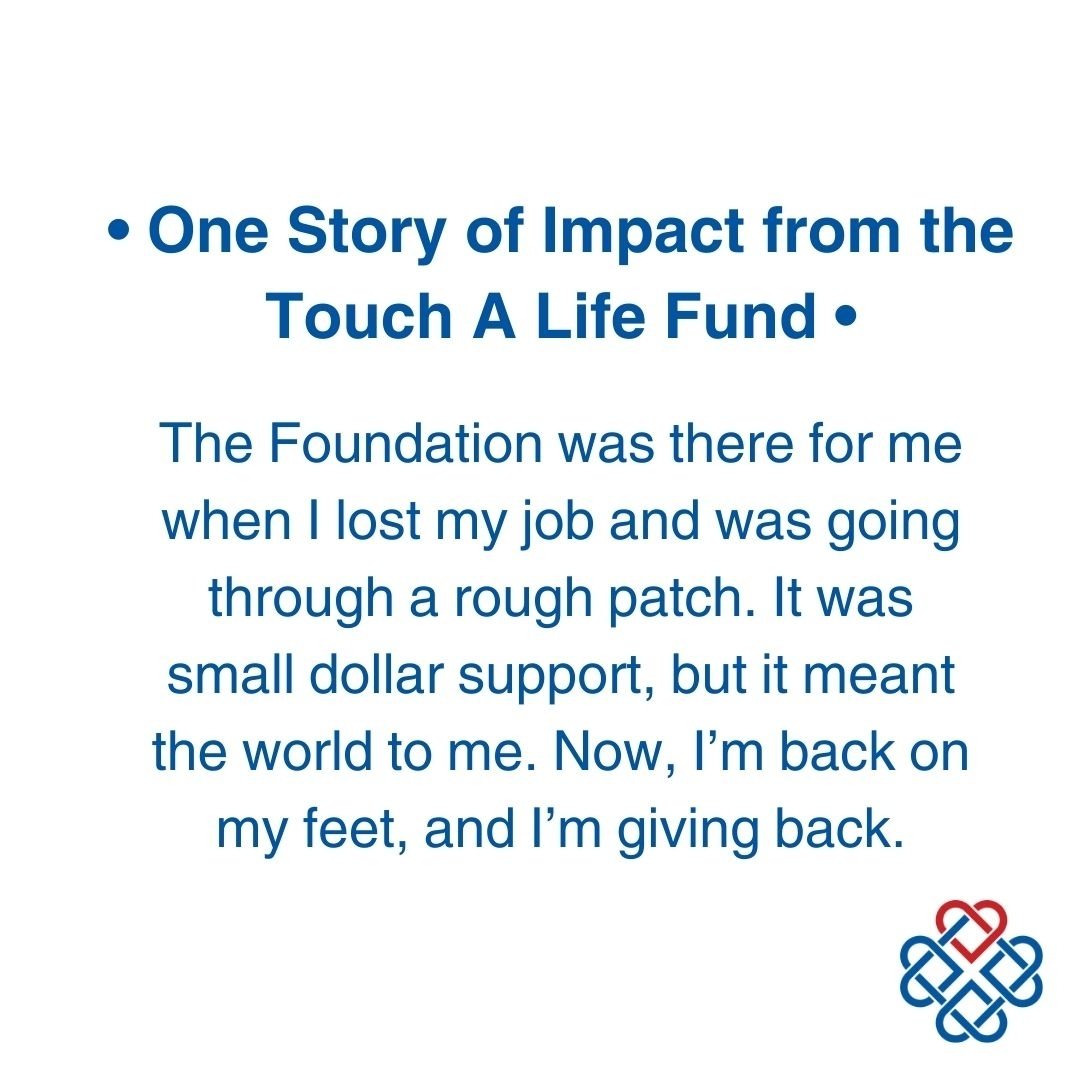This Spring, we are shining a spotlight on our Touch A Life Fund.

Donations from our community -  that are allocated to our Touch a Life fund - go towards a program in which NCCF supports New Canaan residents who need financial help making ends meet