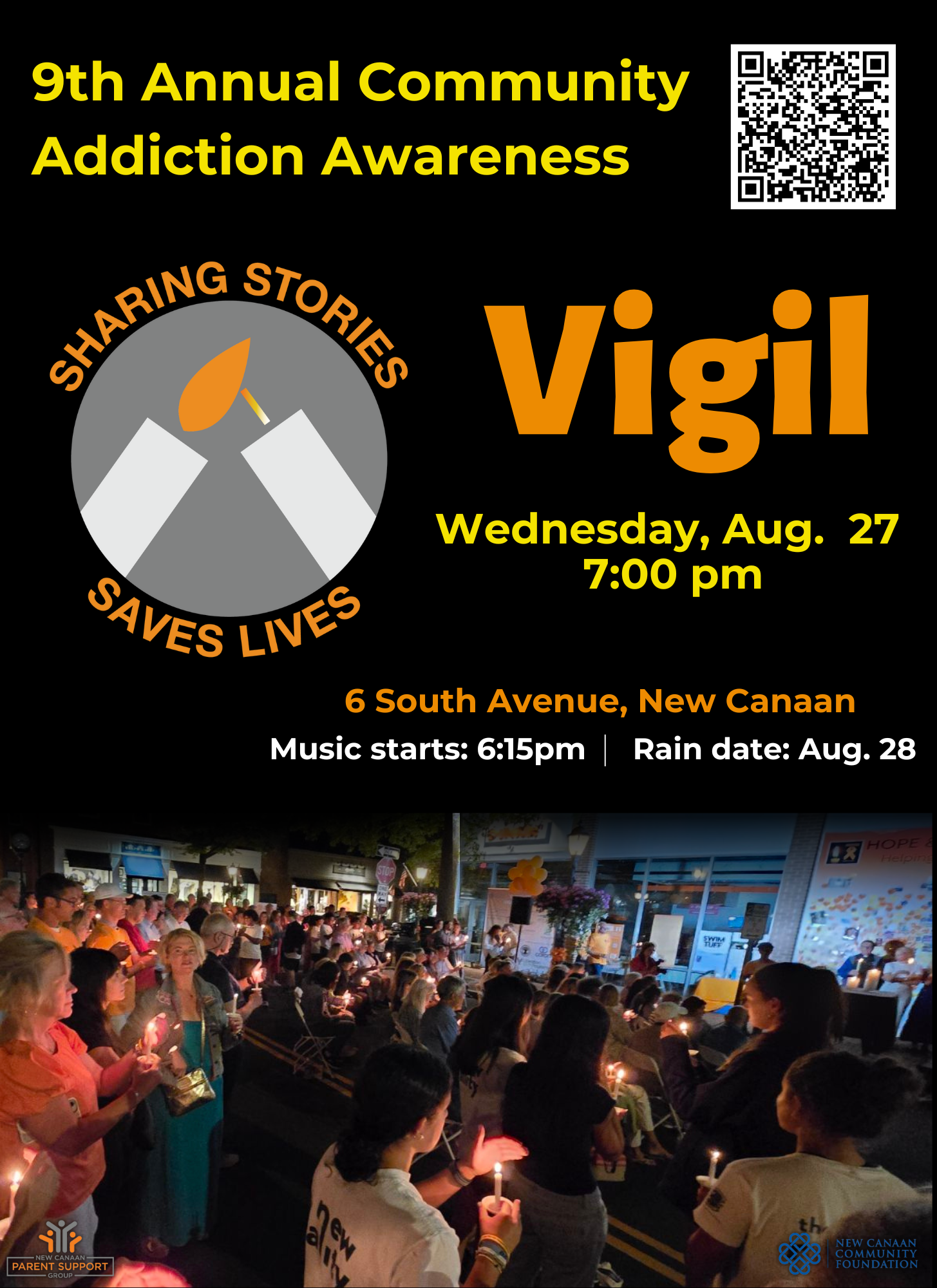 9th Annual Community Addiction Awareness Vigil – August 27