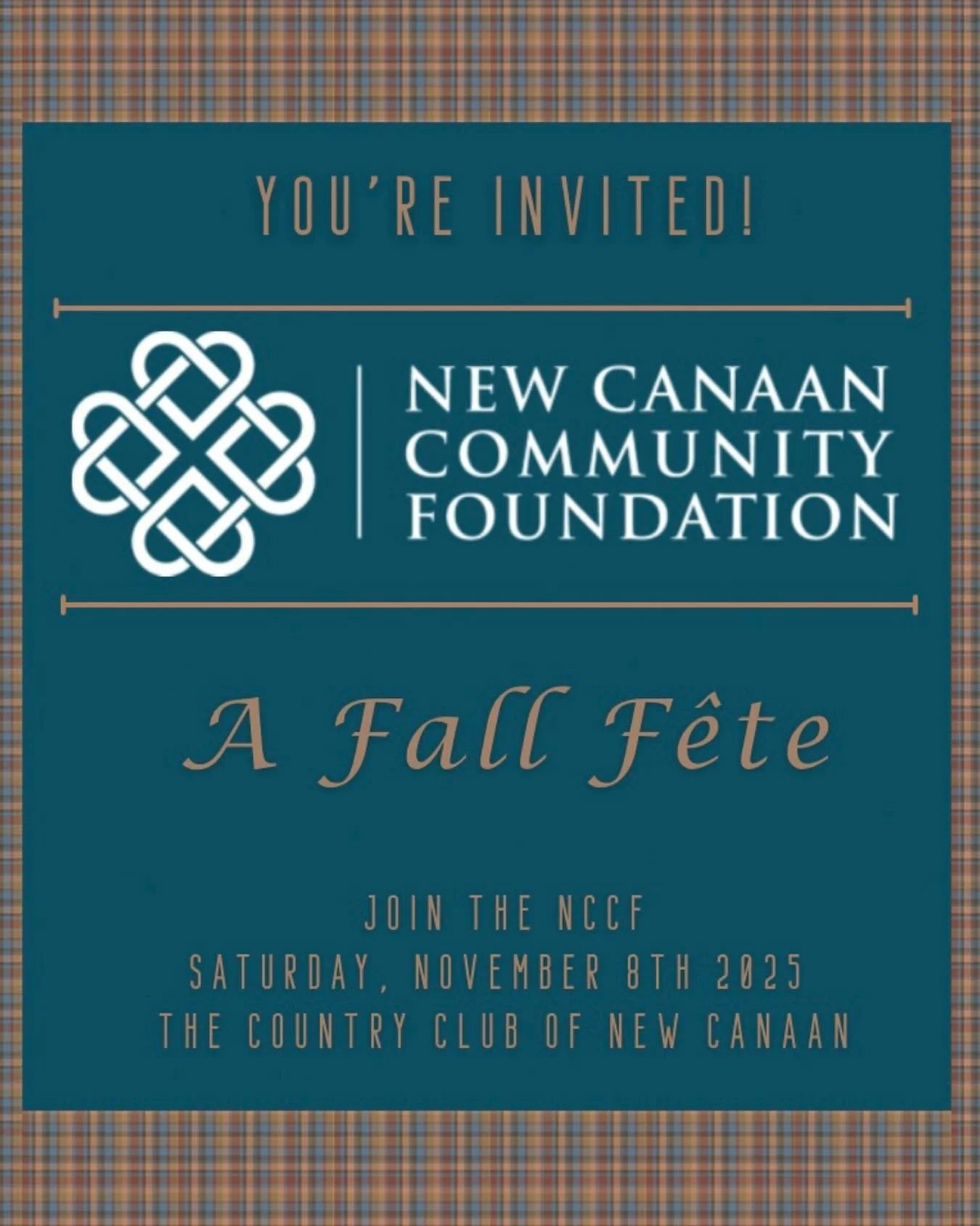 ✨ Year two is here! 1 month until New Canaan Community Foundation&rsquo;s Fall F&ecirc;te &mdash; Saturday, November 8, 2025, at The Country Club of New Canaan. 🎶
 
Join us for an unforgettable evening of live music from Moondog, amazing food &amp; 