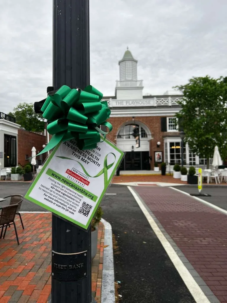 Mental Health Awareness Month: Green Ribbons Are Up Around New Canaan