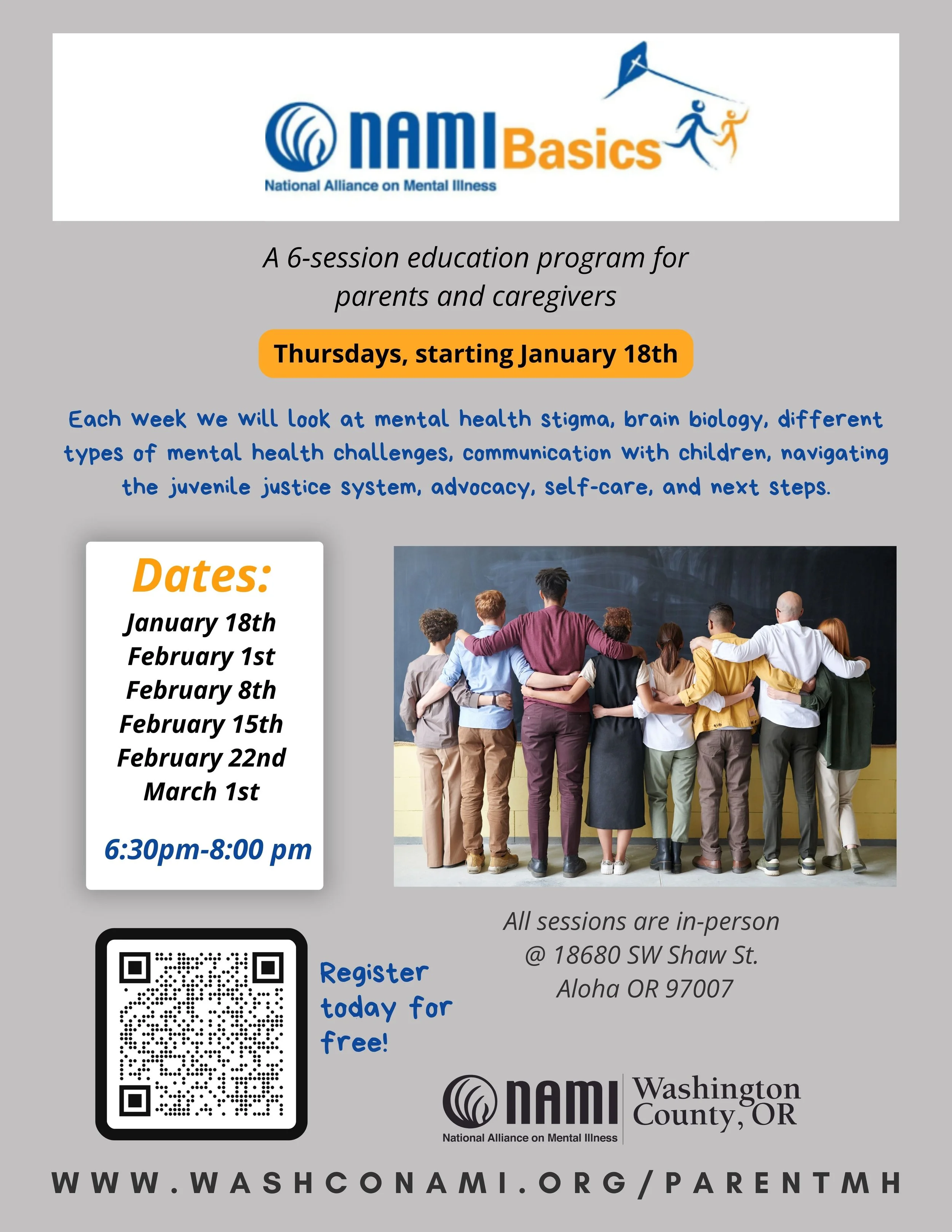 NAMI Basics Class — WashCoNAMI