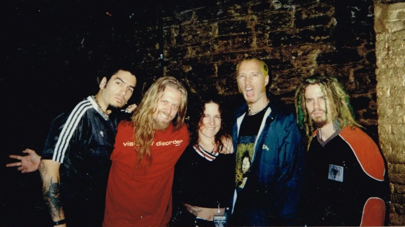 Machine Head & Ronda after tattooing them at Ozzfest.