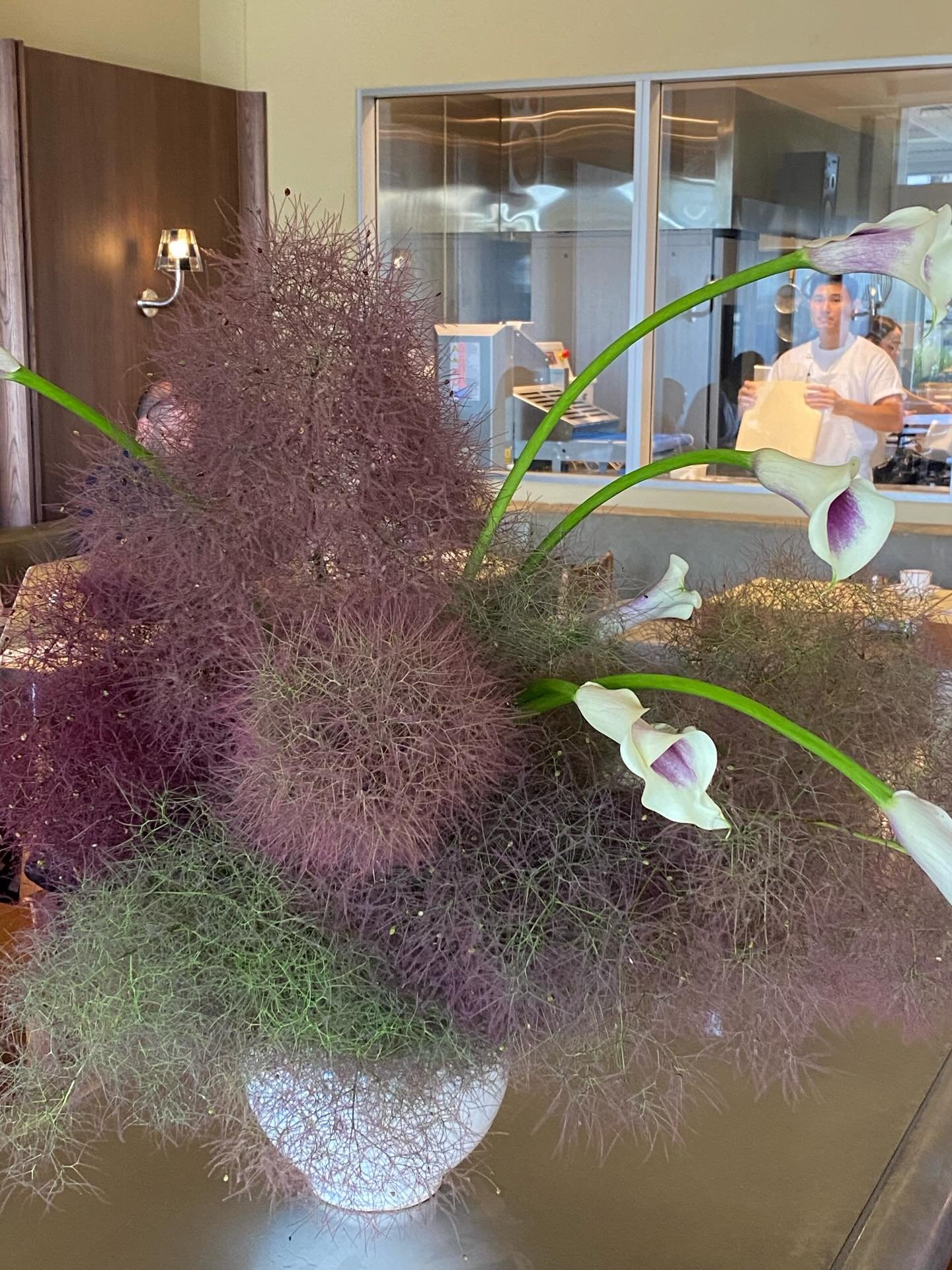 Smoke Bush &amp; Zantedeschia 🤎