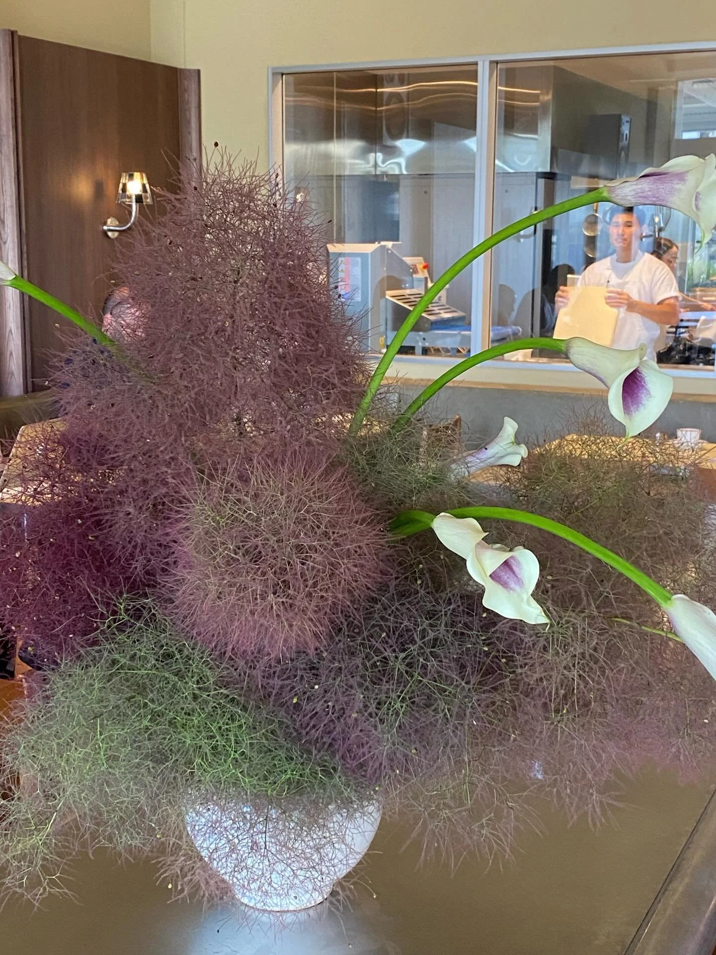 Smoke Bush &amp; Zantedeschia 🤎