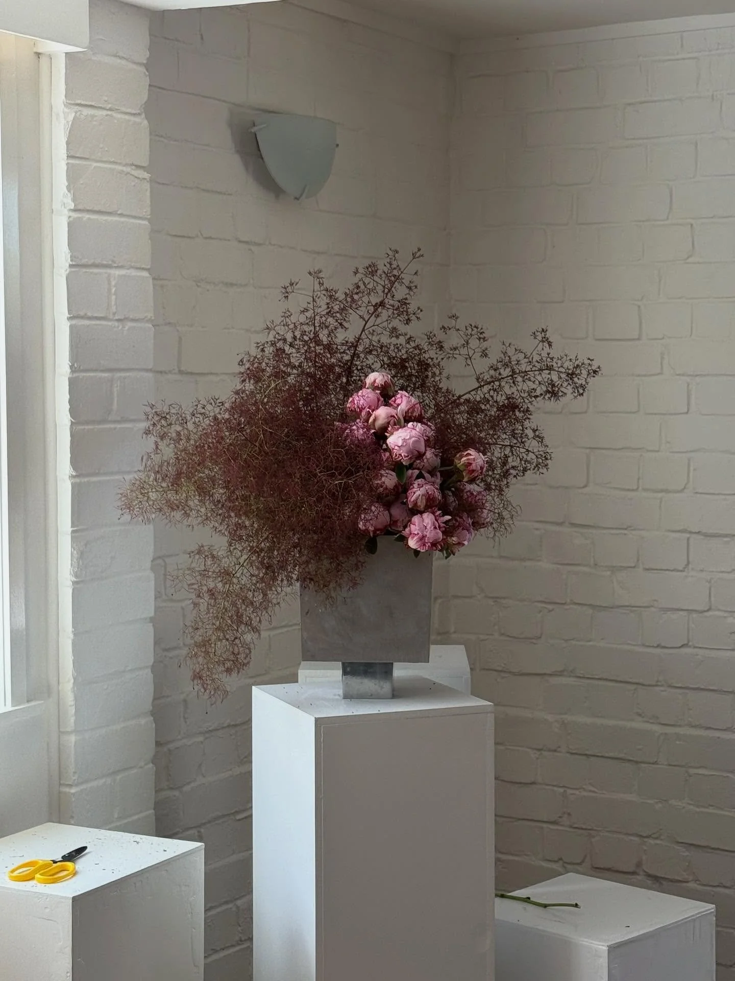 Peonies &amp; smoke bush for @exchange____store 🌸💞🌷