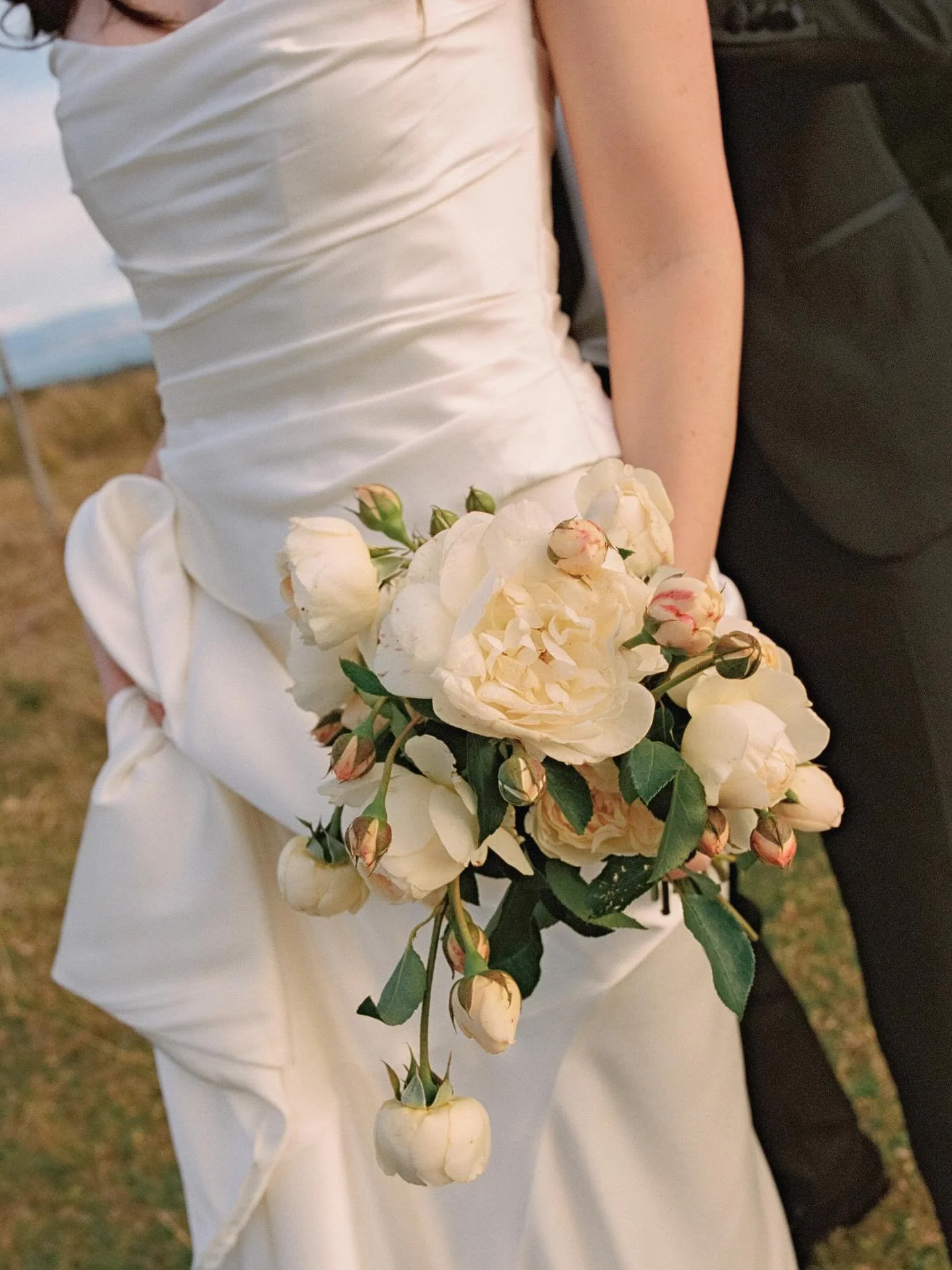 P &amp; L, the sweetest most delightful couple! Shot on film by @zarastaplesweddings 🤍🍸