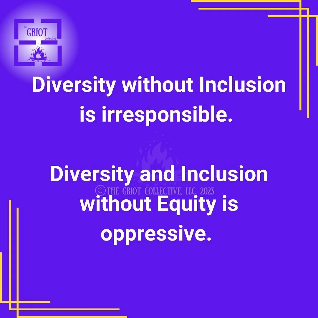 The practices of Diversity, Equity, and Inclusion are not automatic. They require intentionality and consistency. You need all three to achieve the goal; fall short on one and the others suffer. They are intertwined and interdependent. #diversityequi