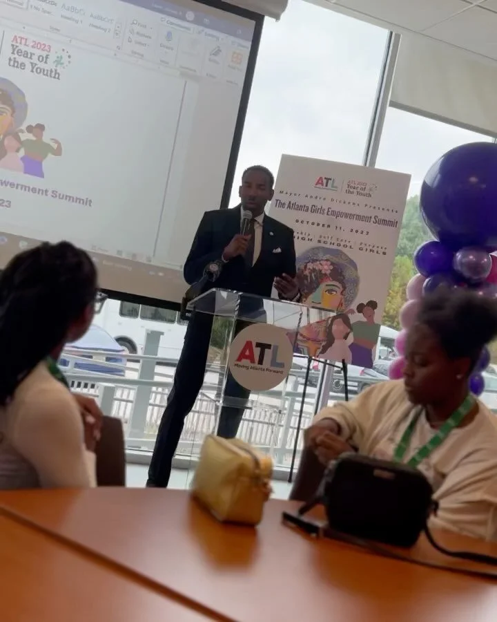 The Griot Collective and @fiyaangelou was invited to serve as a mentor and a speaker for Mayor Andre Dickens&rsquo; Inaugural Atlanta Girls Empowerment Summit in honor of the #InternationalDayoftheGirl . What an Honor it was to having meaningful and 